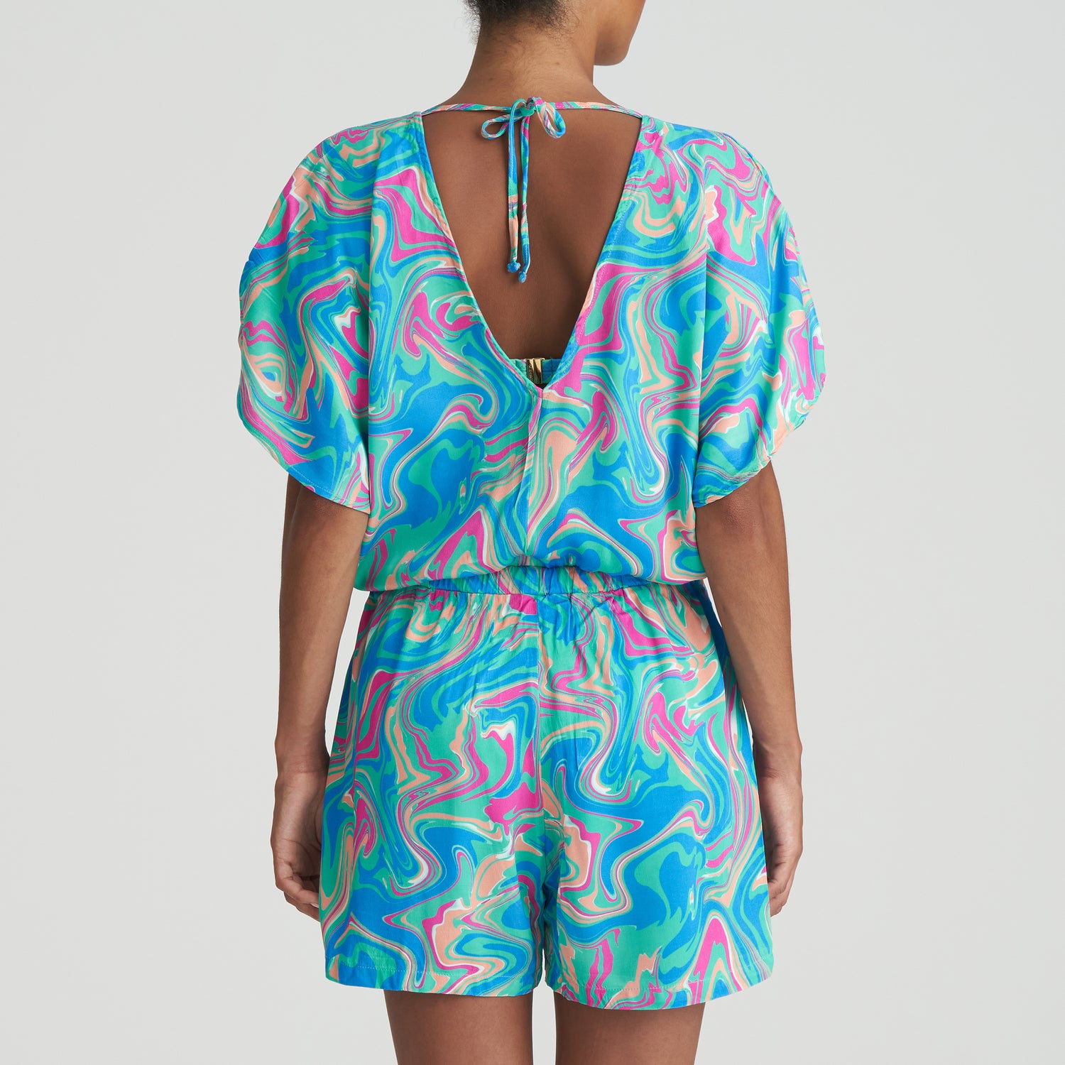 Marie Jo Swim Arubani Swimwear Jumpsuit (1007387) Ocean Swirl