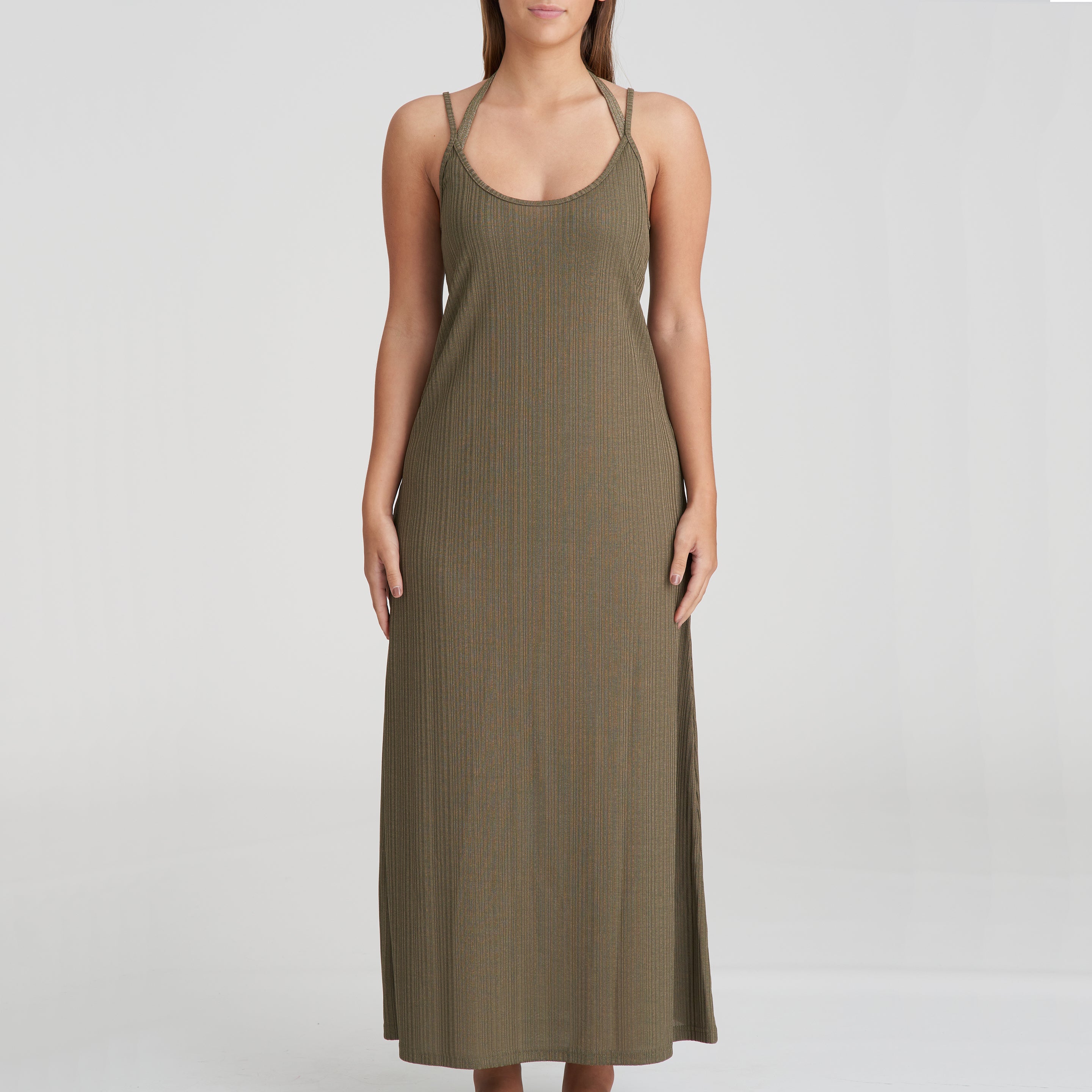 Marie Jo Swim Tinjis Swimwear Dress Long (1006994) Golden Olive