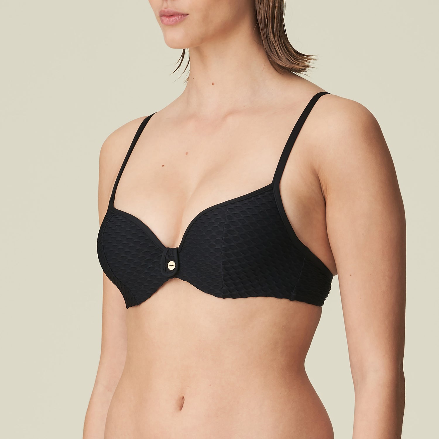 Marie Jo Swim Brigitte Bikini Top Heart Shape Padded (1000316) Black