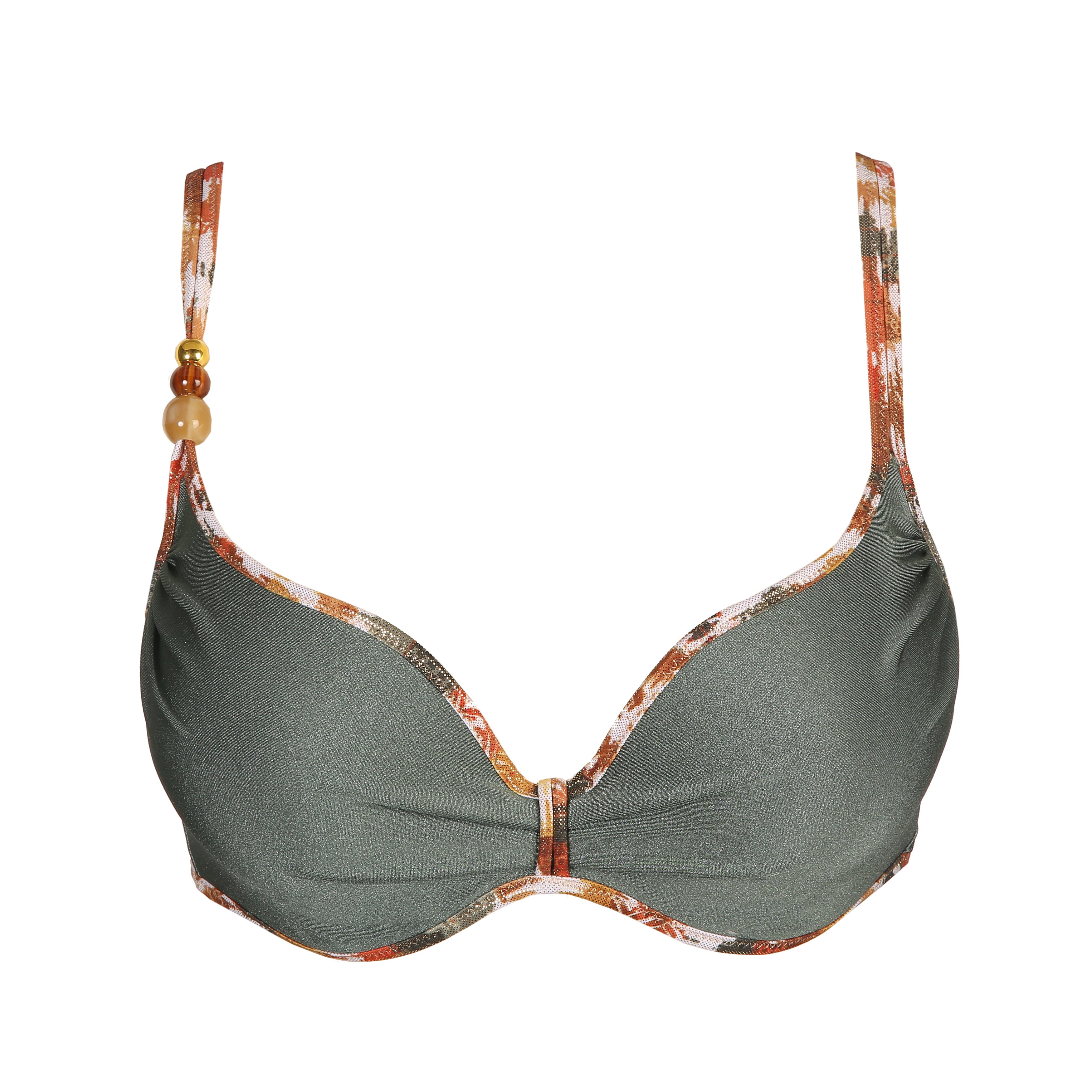 Верх бикини с мягкими чашечками Marie Jo Swim Crete Heartshape (1005616) Inca Gold