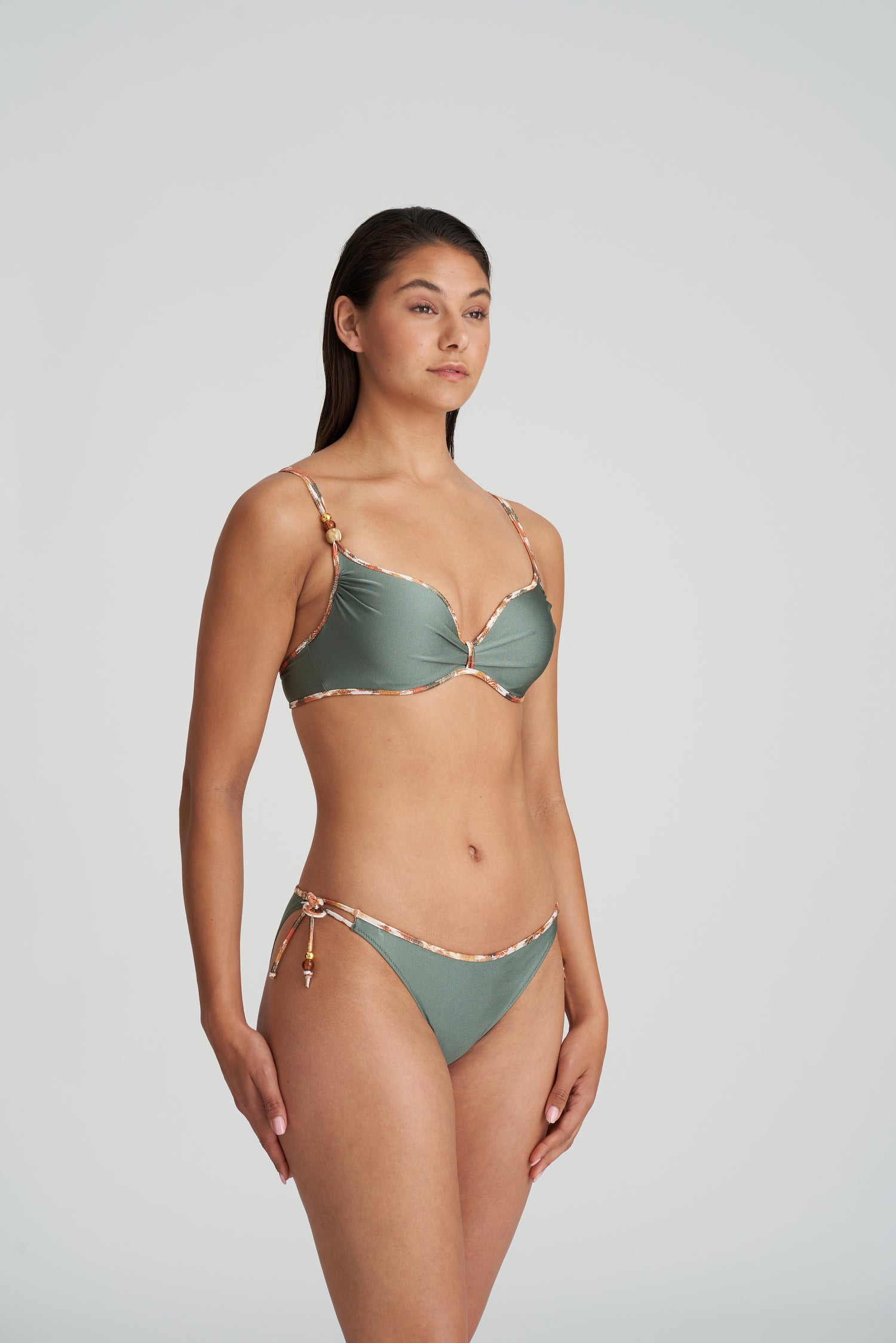 Верх бикини с мягкими чашечками Marie Jo Swim Crete Heartshape (1005616) Inca Gold