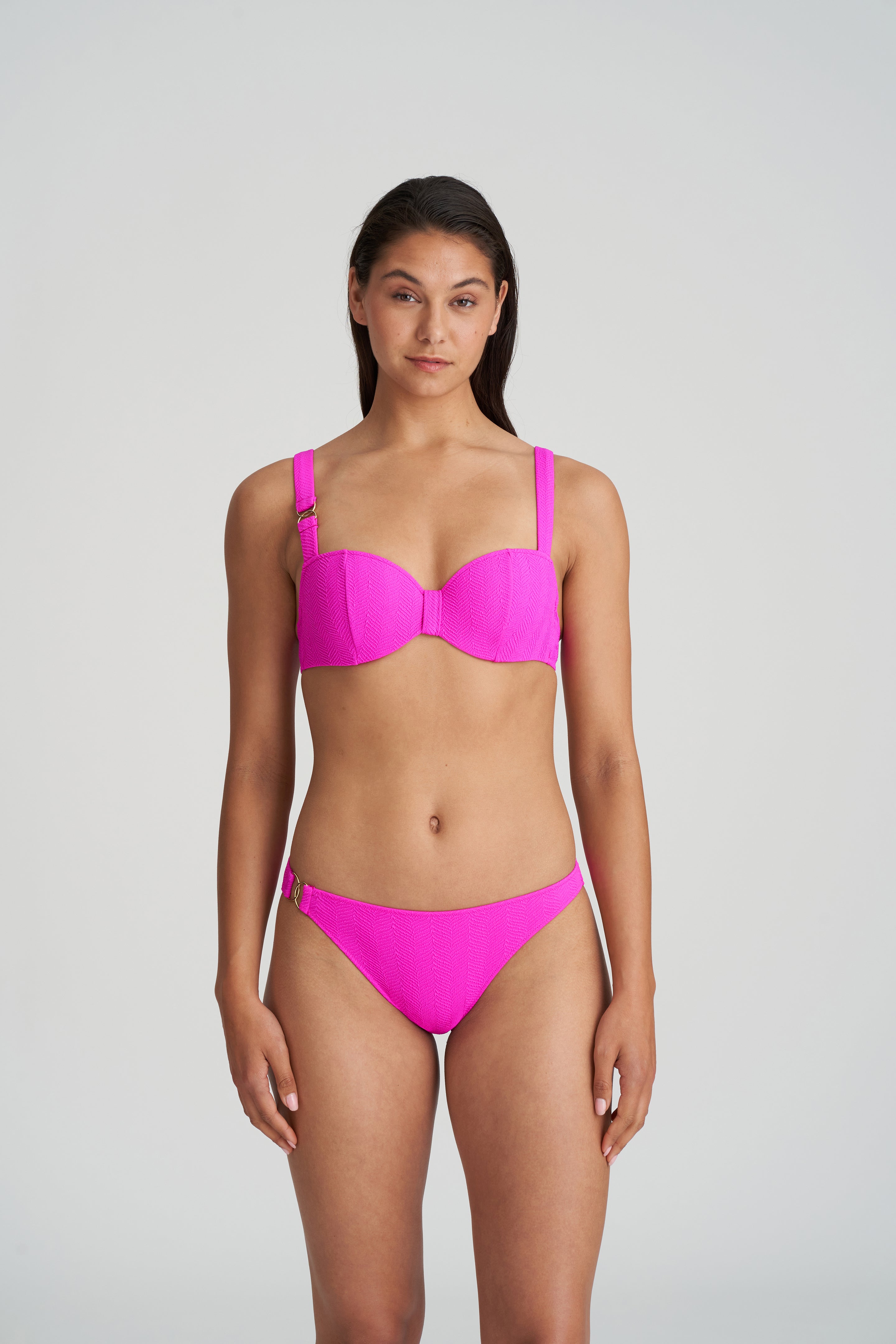 Marie Jo Swim Maiao Padded Balcony Bikini Top (1006119) Cactus Flower