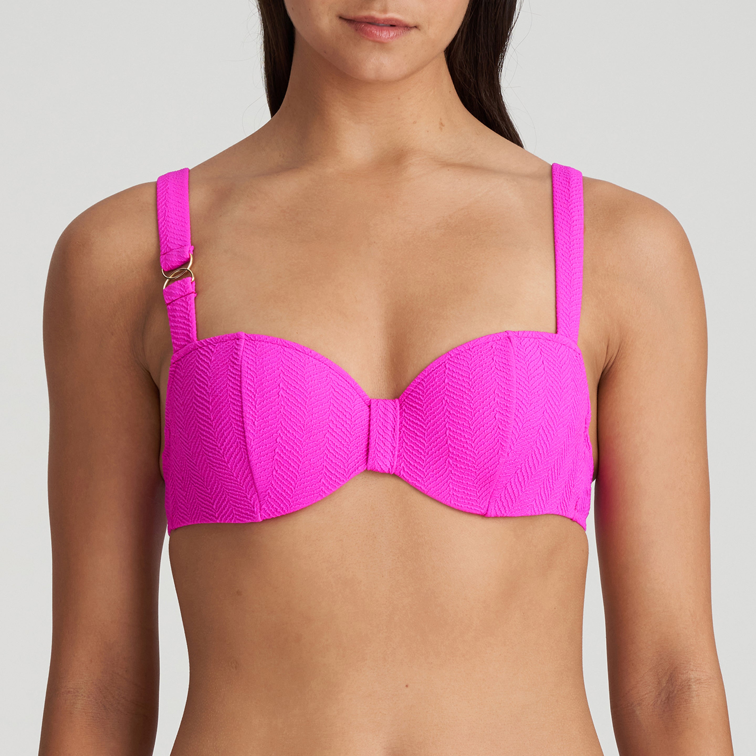 Marie Jo Swim Maiao Padded Balcony Bikini Top (1006119) Cactus Flower