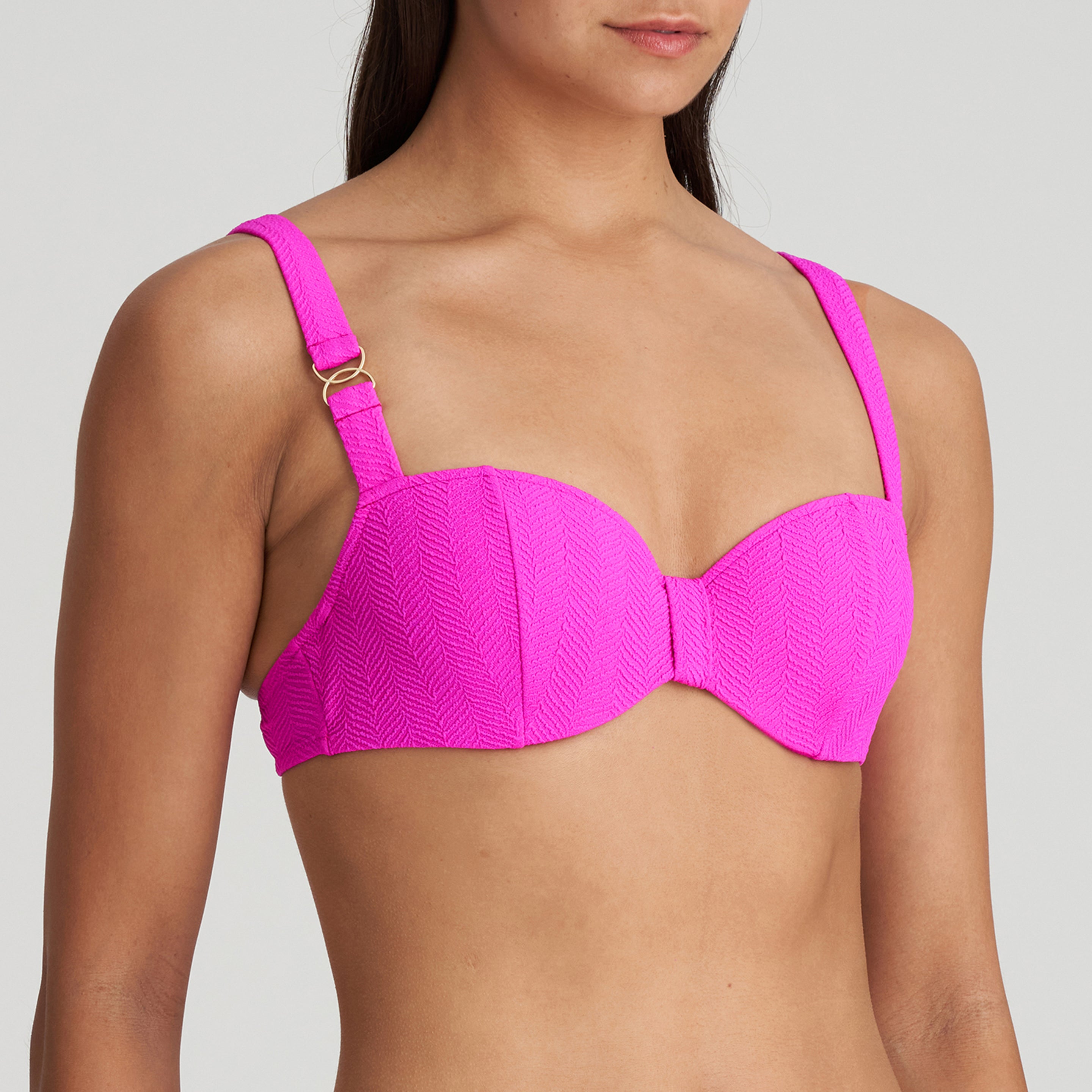 Marie Jo Swim Maiao Padded Balcony Bikini Top (1006119) Cactus Flower