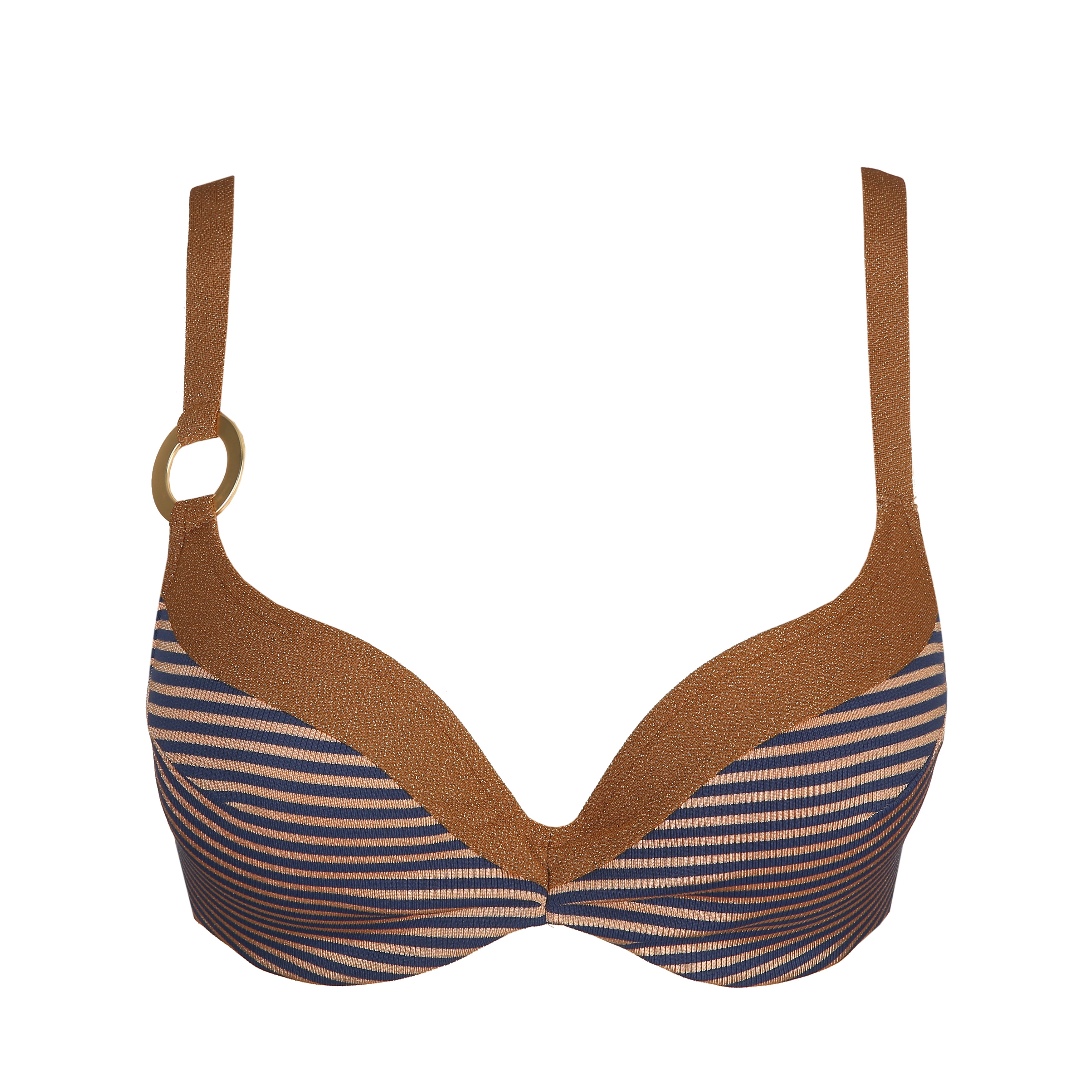 Marie Jo Swim Saturna Padded Bikini Top Heartshape (1005716) Ocean Bronze