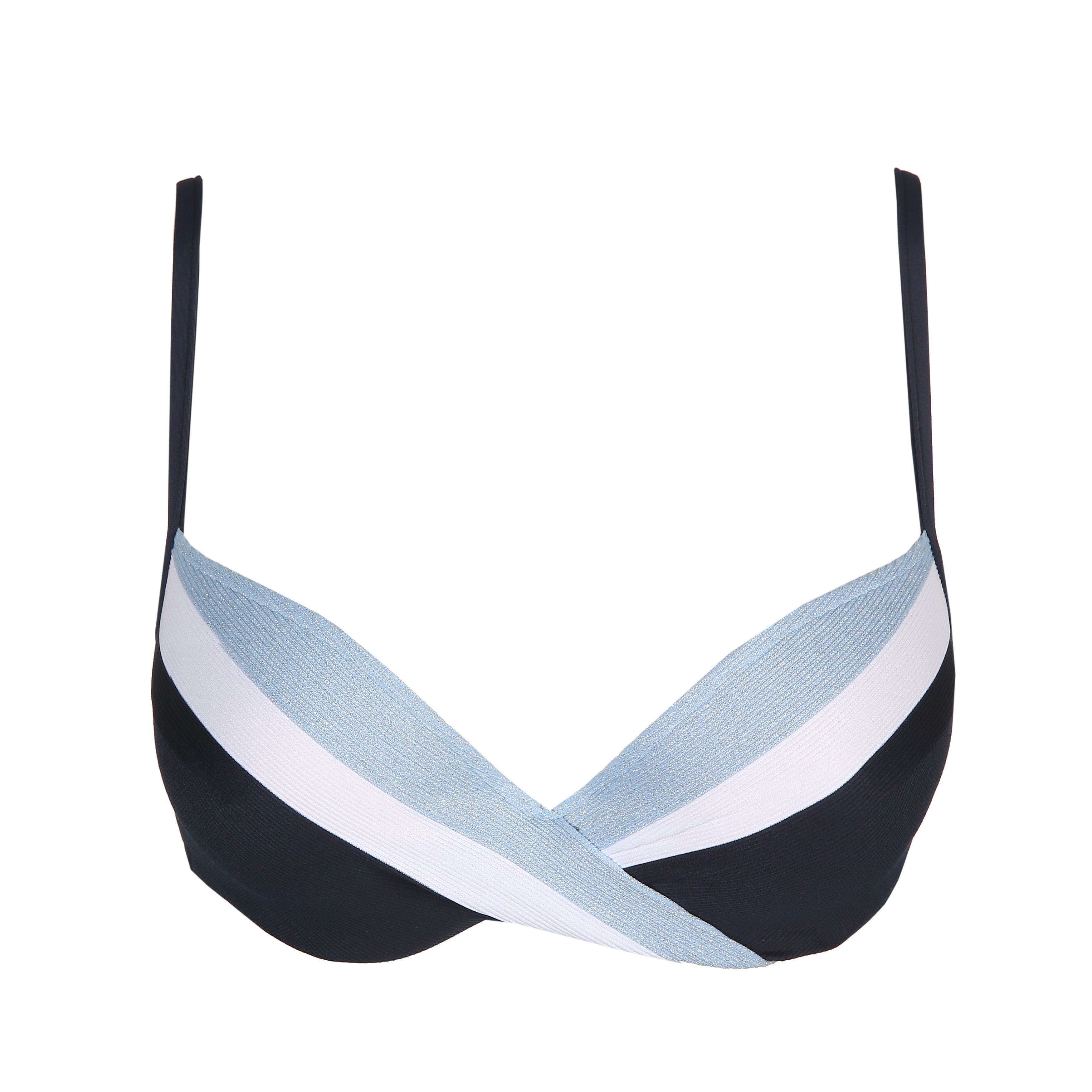 Marie Jo Swim Sitges Уплотненный бикини-топ с глубоким вырезом (1004616) Cloud Party