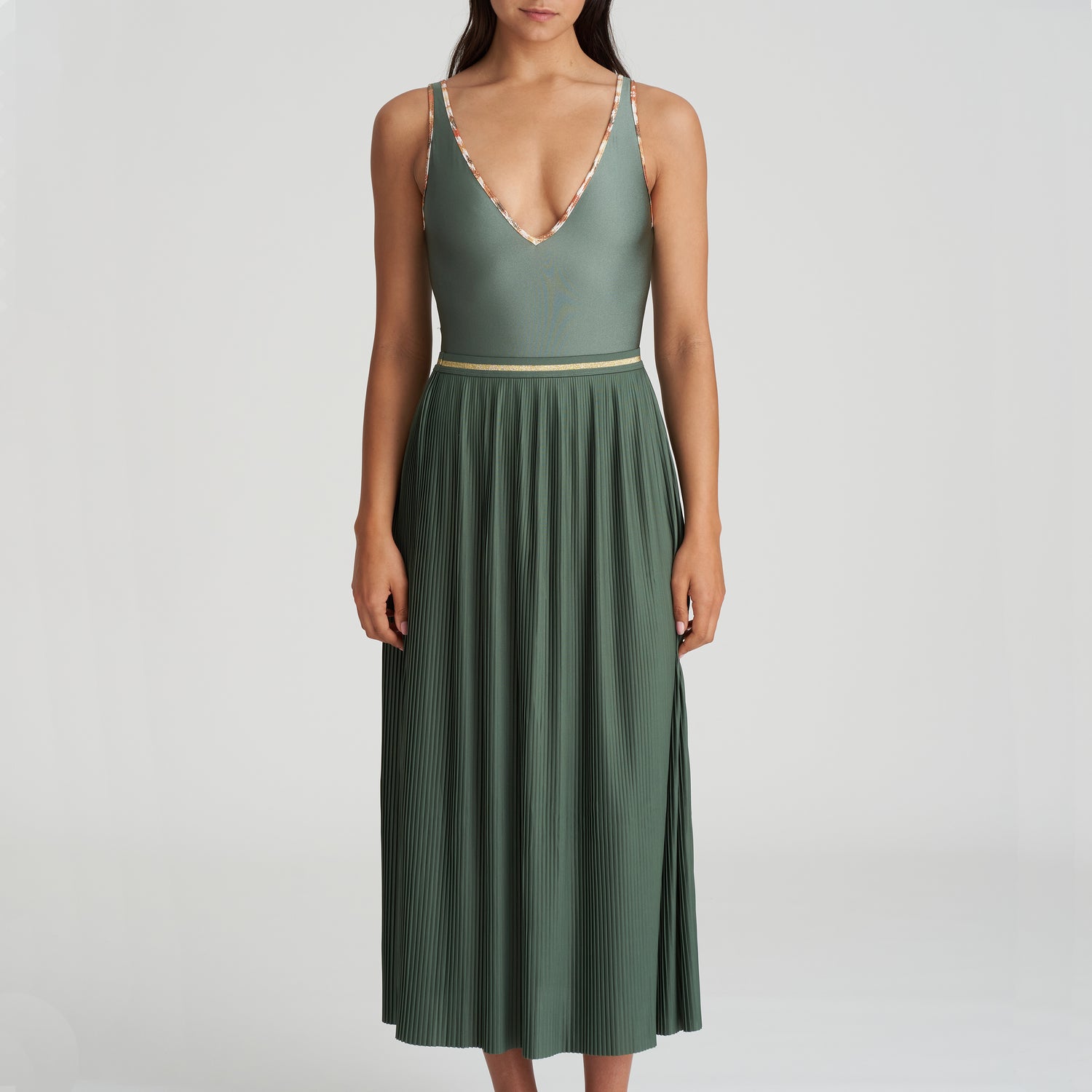 Marie Jo Swim Crete Swimwear Stretch Skirt (1005695) Inca Gold