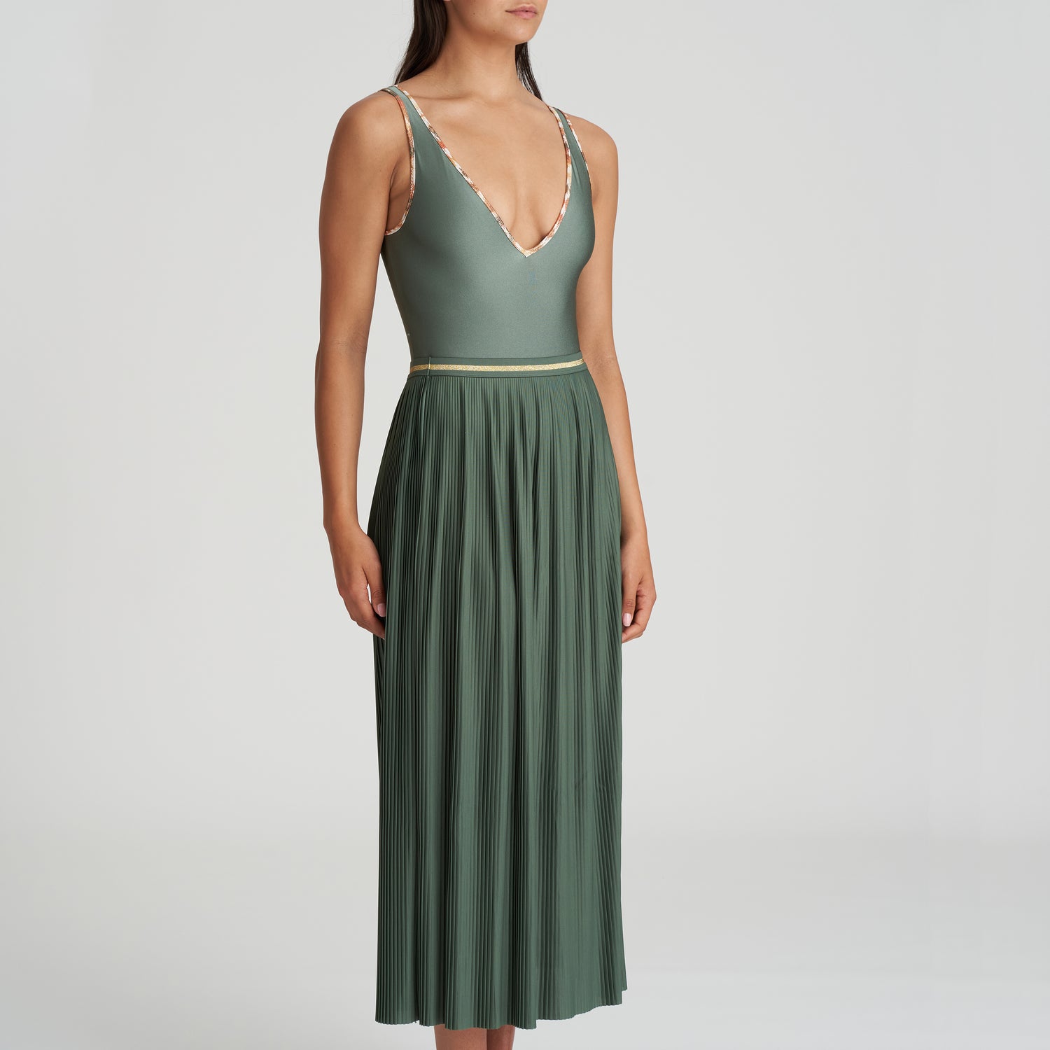 Marie Jo Swim Crete Swimwear Stretch Skirt (1005695) Inca Gold