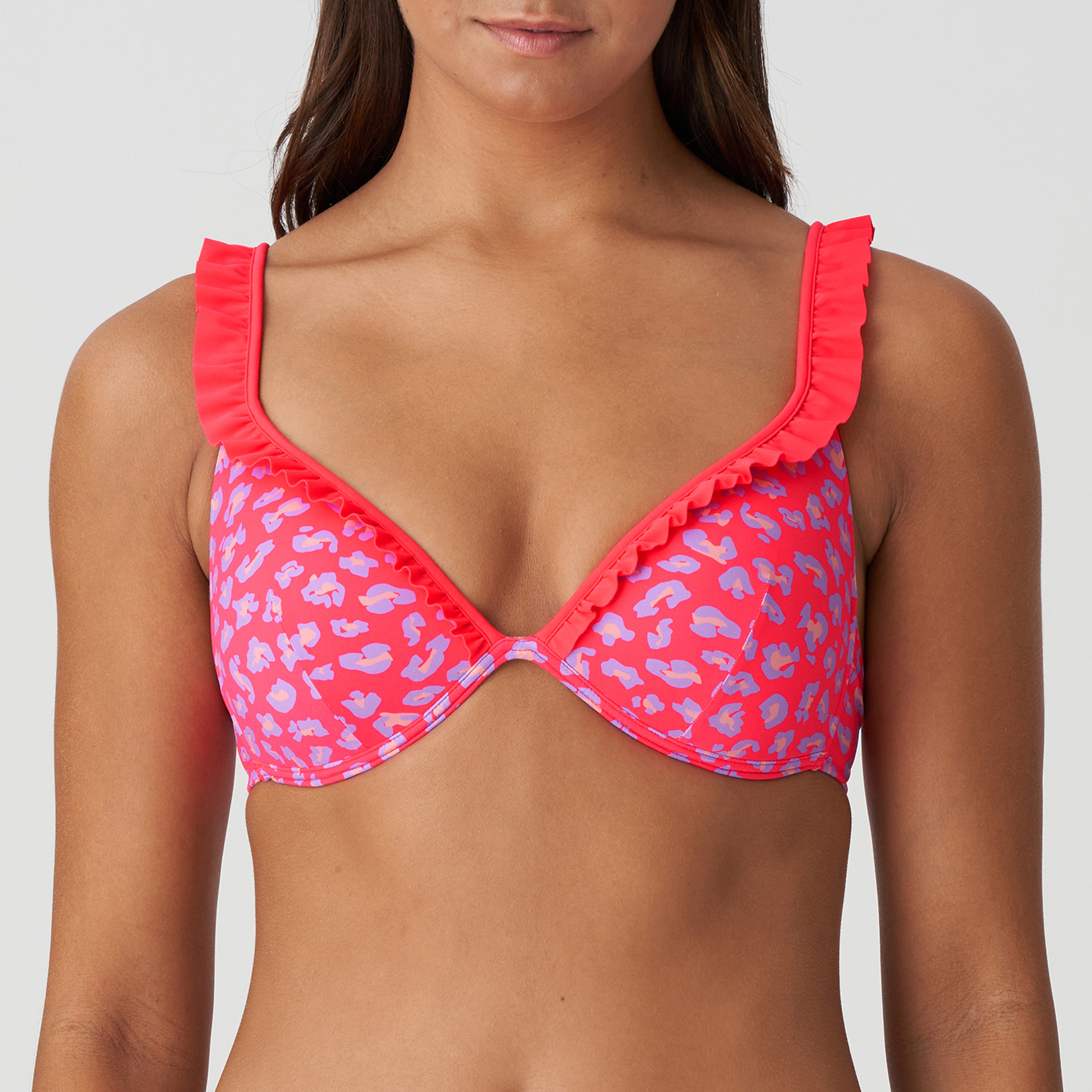 Marie Jo Swim La Gomera Push Up Triangle Bikini Top (1005814) Deep Sea Coral