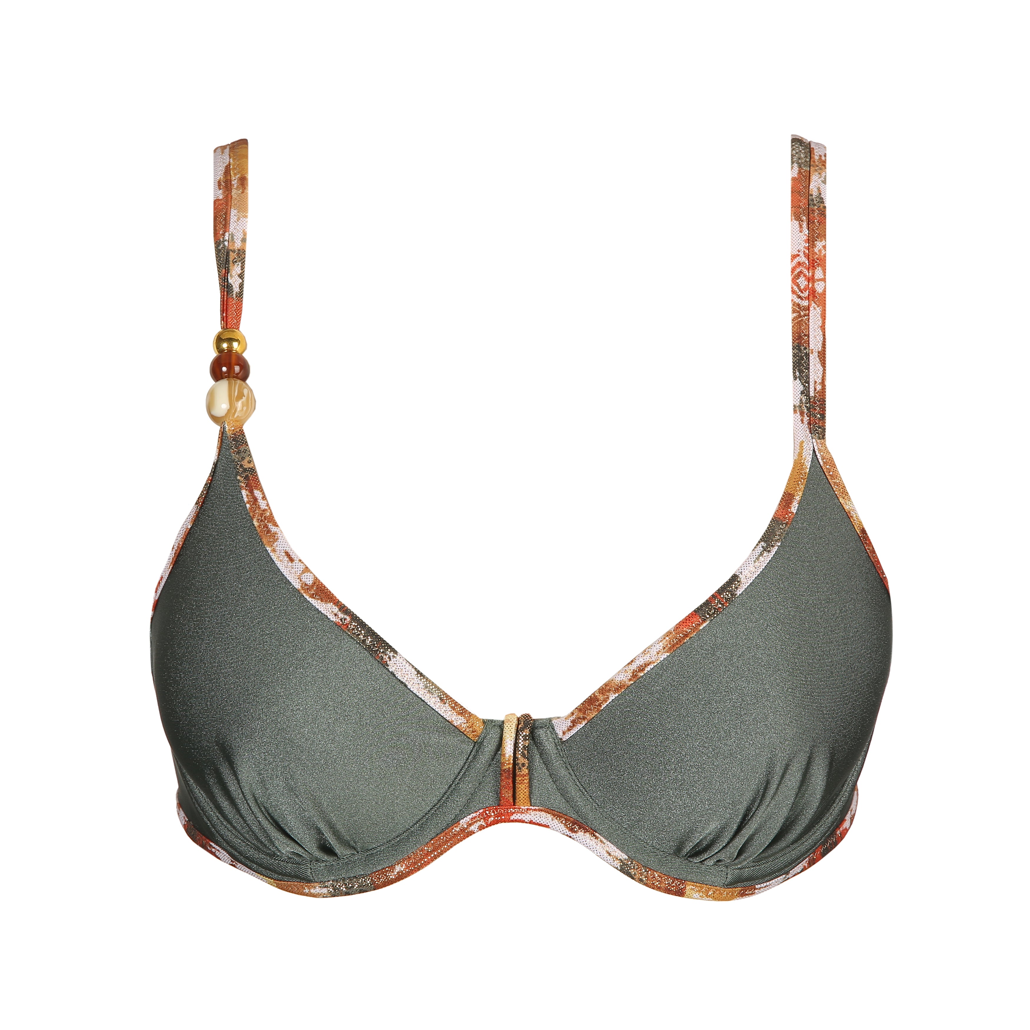 Marie Jo Swim Crete Plunge Bikini Top (1005612) Inca Gold
