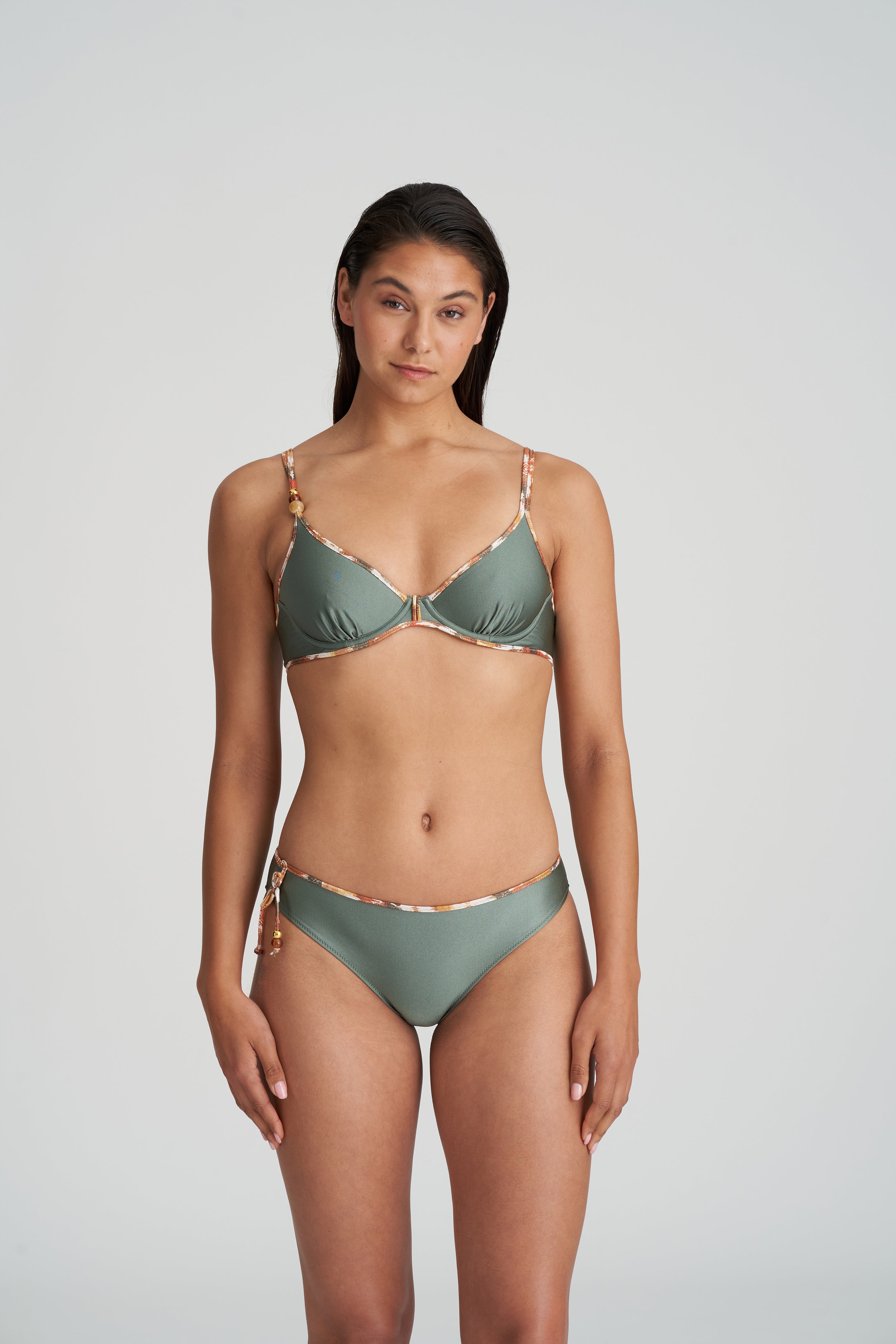 Marie Jo Swim Crete Plunge Bikini Top (1005612) Inca Gold