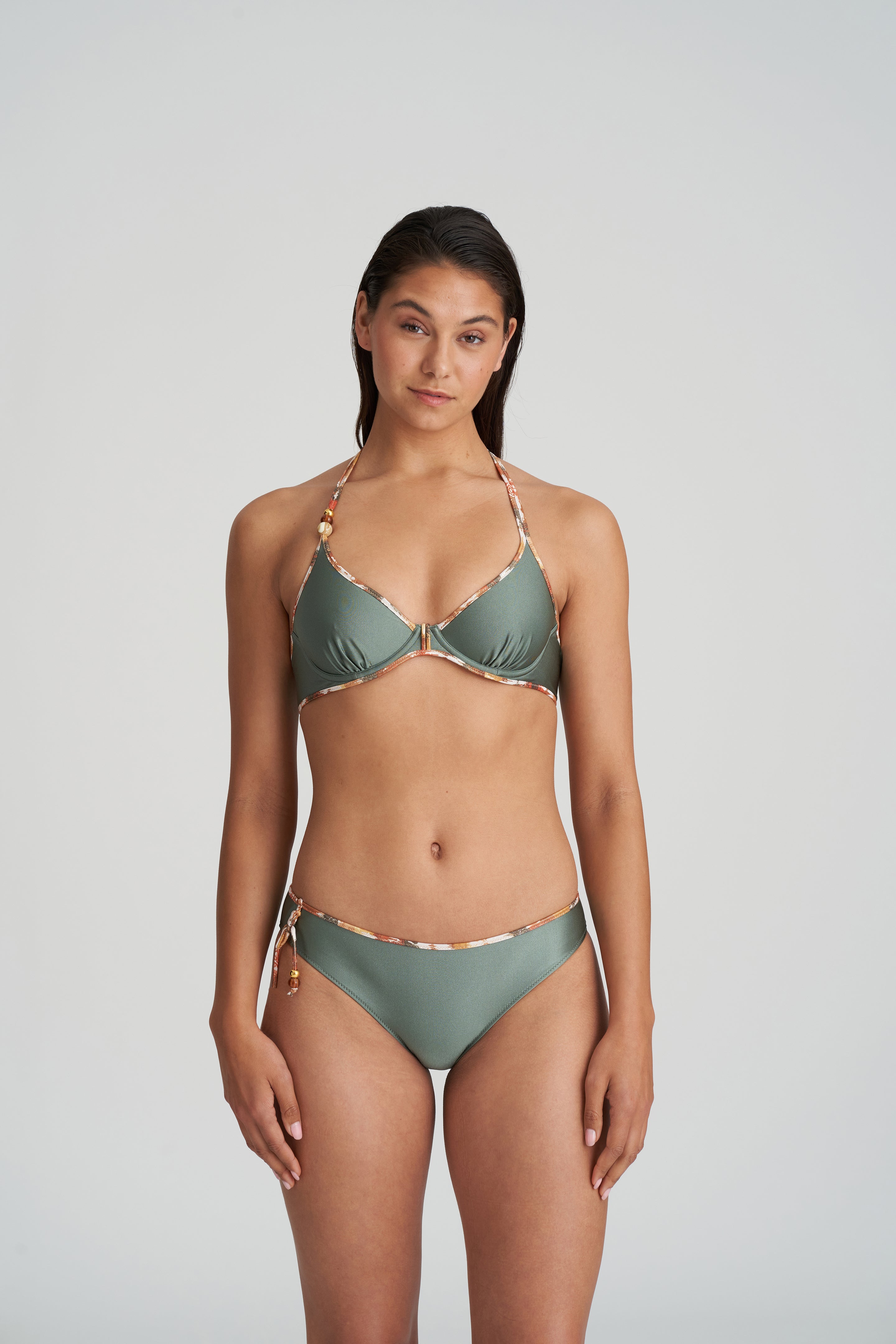 Marie Jo Swim Crete Plunge Bikini Top (1005612) Inca Gold
