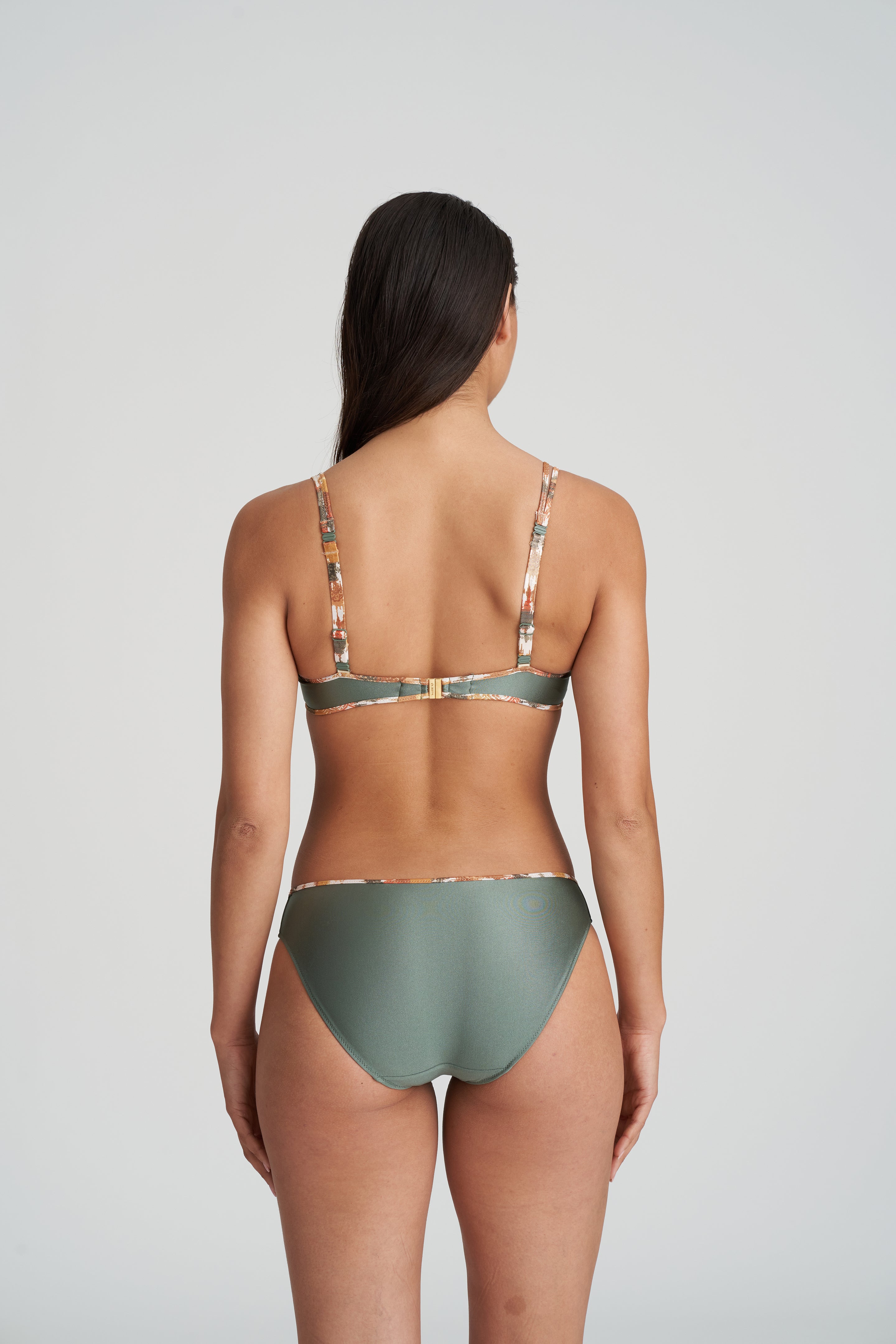 Marie Jo Swim Crete Plunge Bikini Top (1005612) Inca Gold