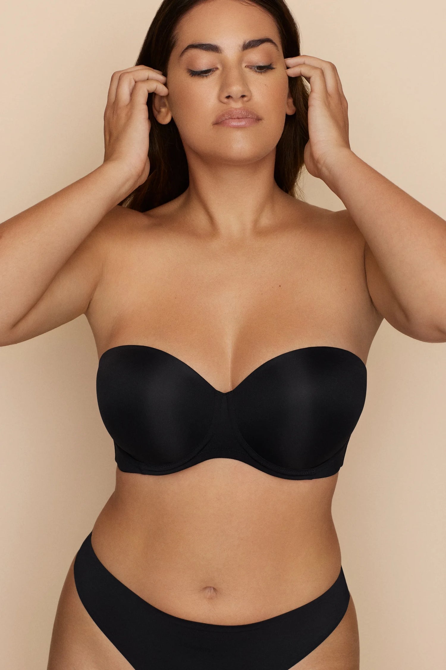 Primadonna Figuras Padded Bra Strapless (0263258) Charcoal