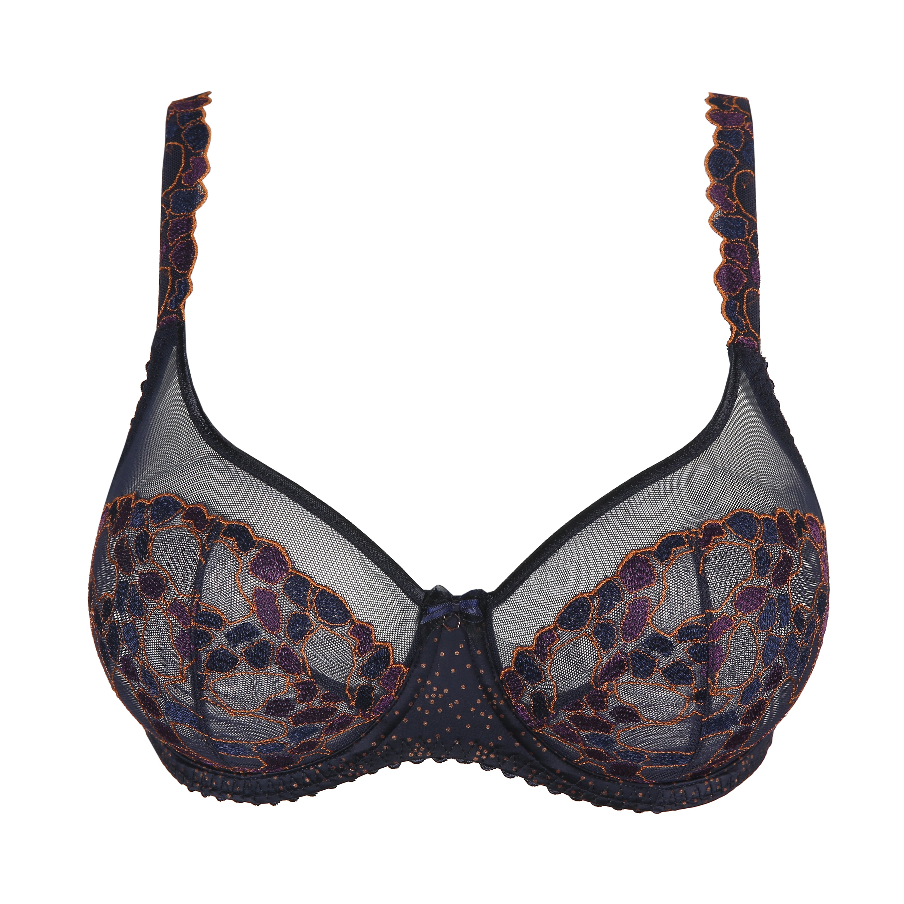 Primadonna Hyde Park Balcony Bra Vertical Seam (0163202) Velvet Blue