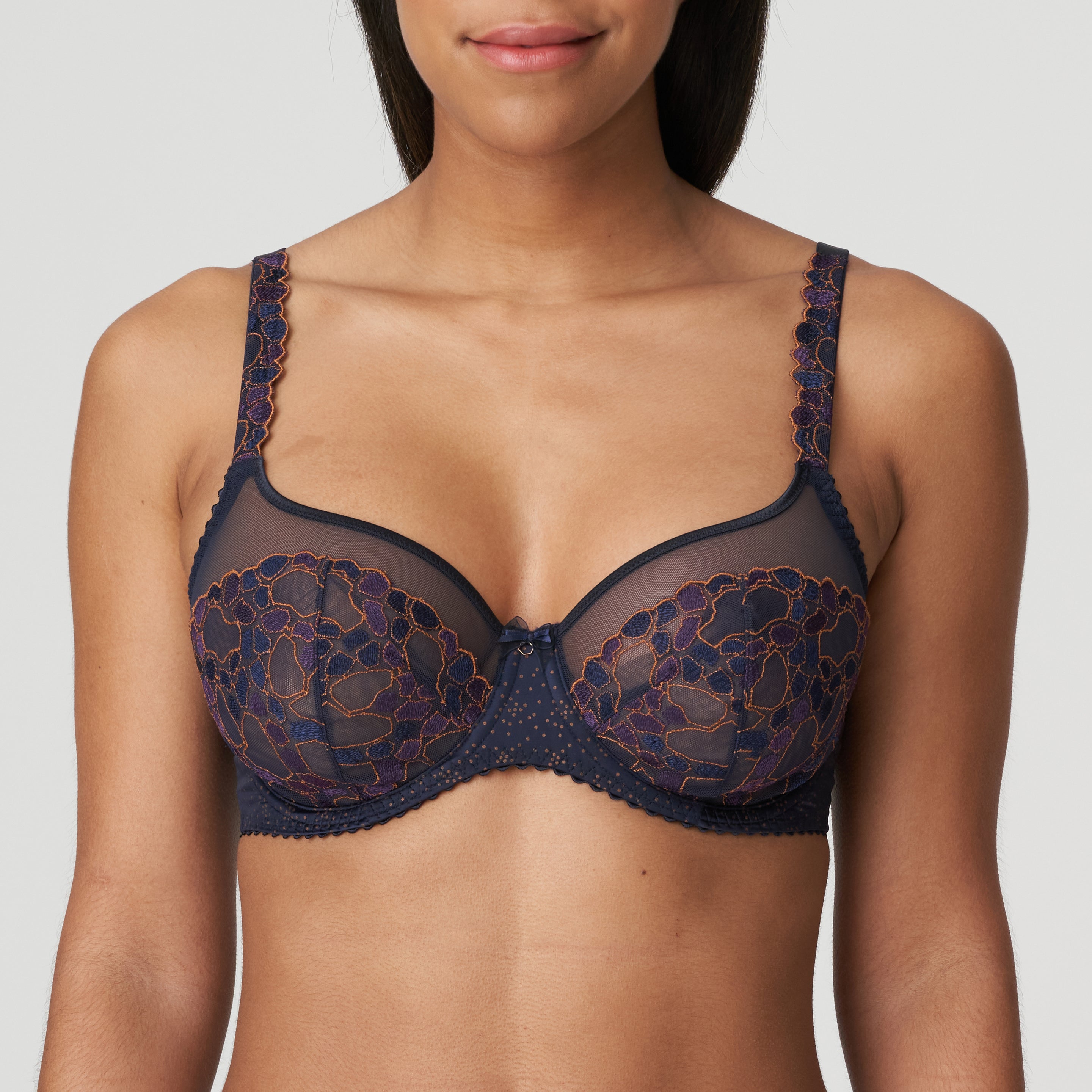 Primadonna Hyde Park Balcony Bra Vertical Seam (0163202) Velvet Blue