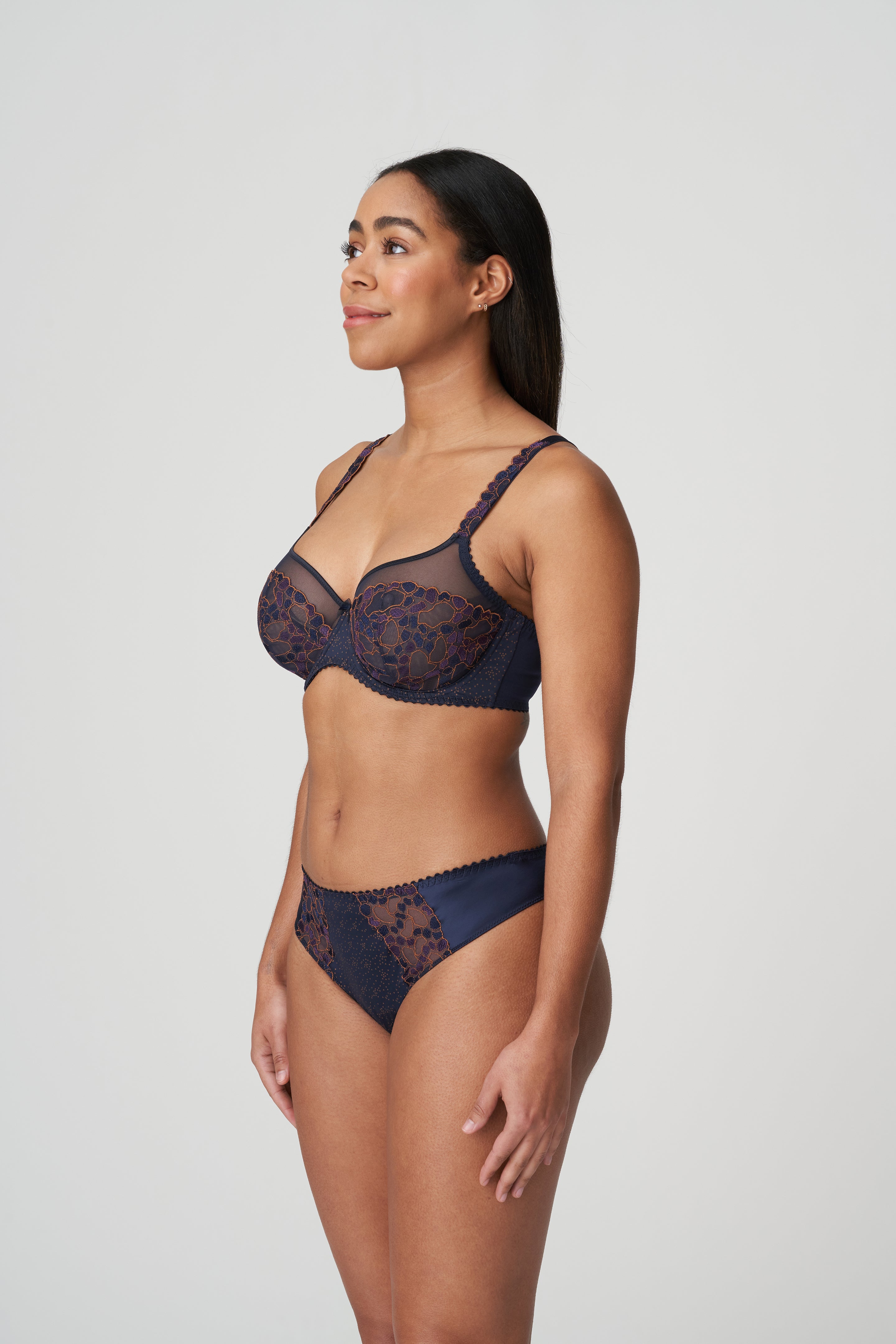 Primadonna Hyde Park Balcony Bra Vertical Seam (0163202) Velvet Blue