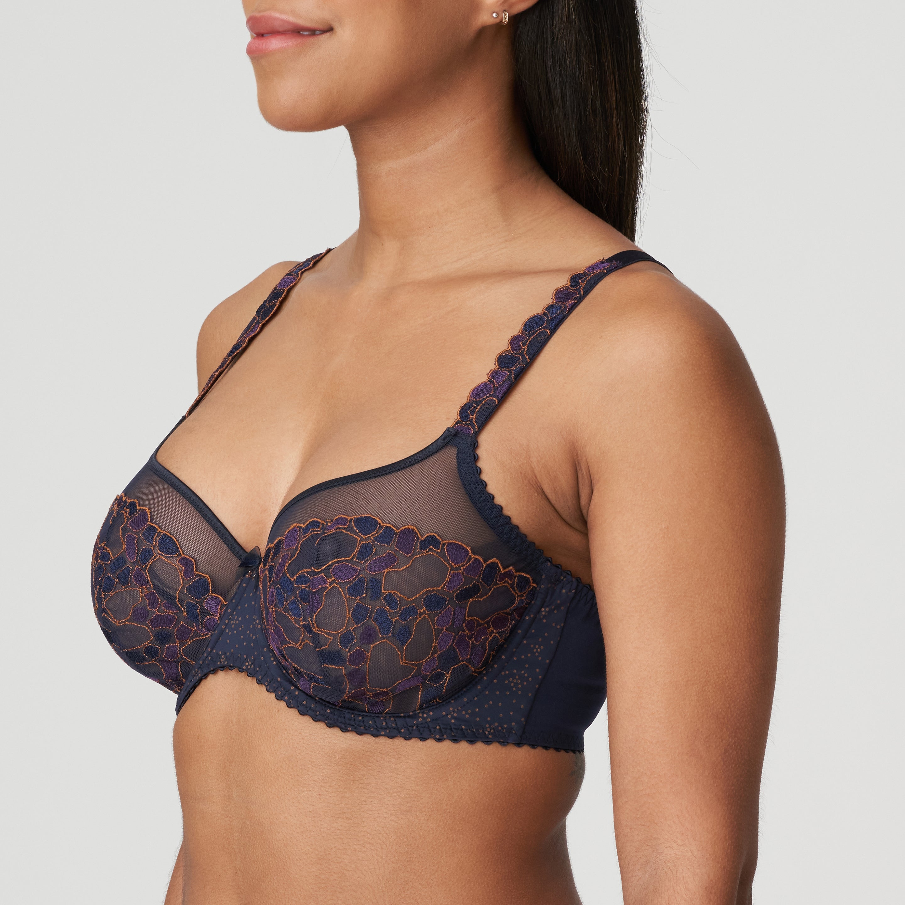 Primadonna Hyde Park Balcony Bra Vertical Seam (0163202) Velvet Blue