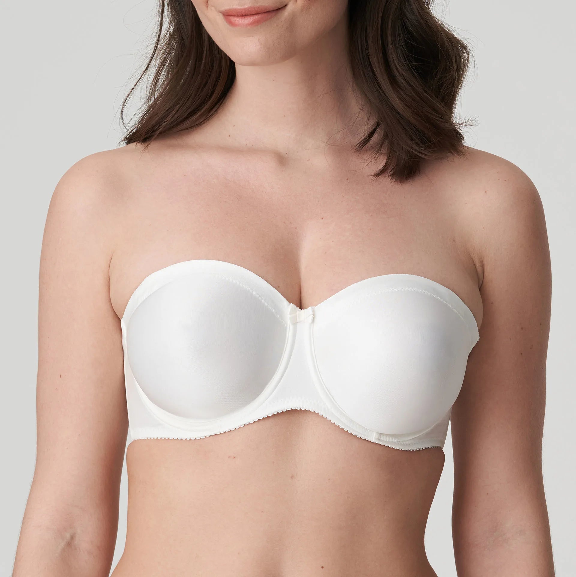 Primadonna Satin Strapless Non Padded (0161331) Natural