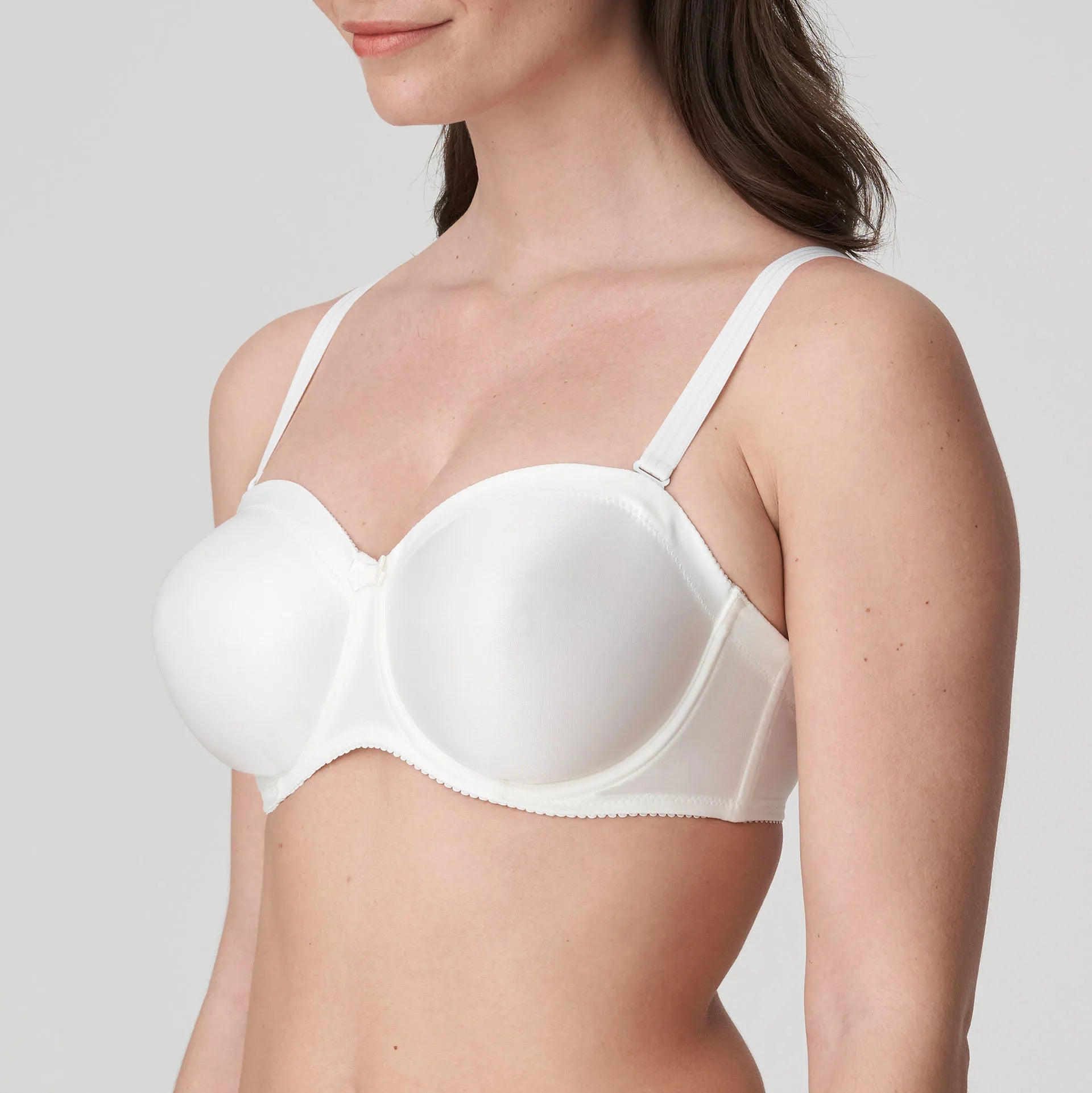 Primadonna Satin Strapless Non Padded (0161331) Natural