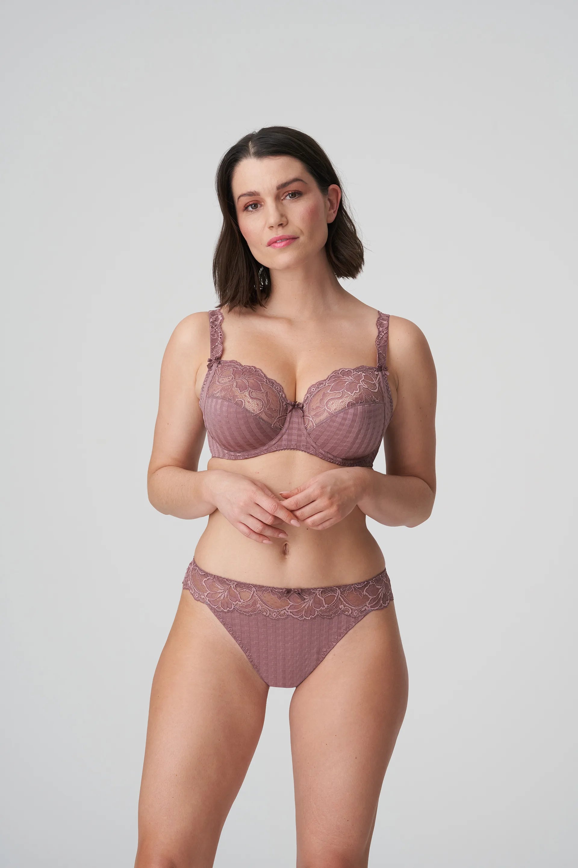 Primadonna Madison Thong (0662125) Satin Taupe