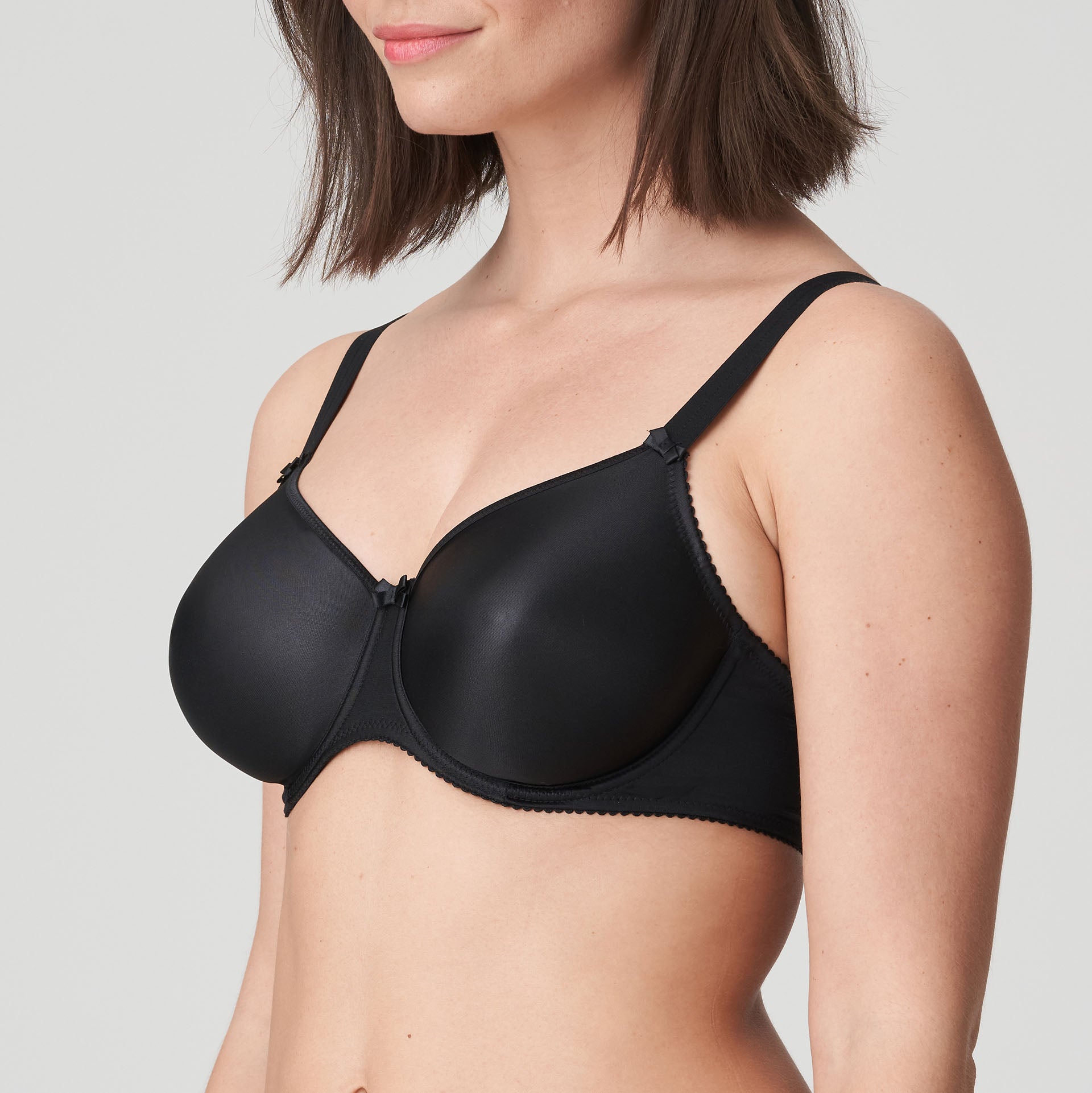 Primadonna Satin Non Padded Full Cup Seamless (0161330) Black