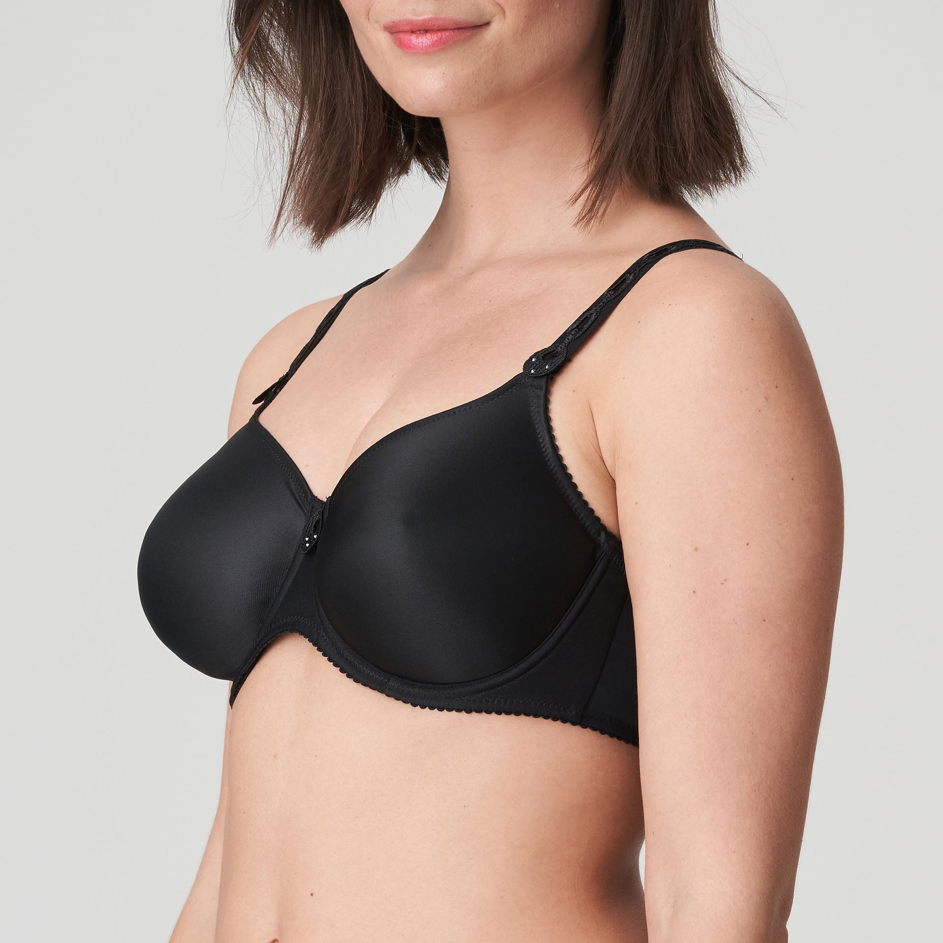 Primadonna Satin Non Padded Full Cup Seamless (0161333) Black