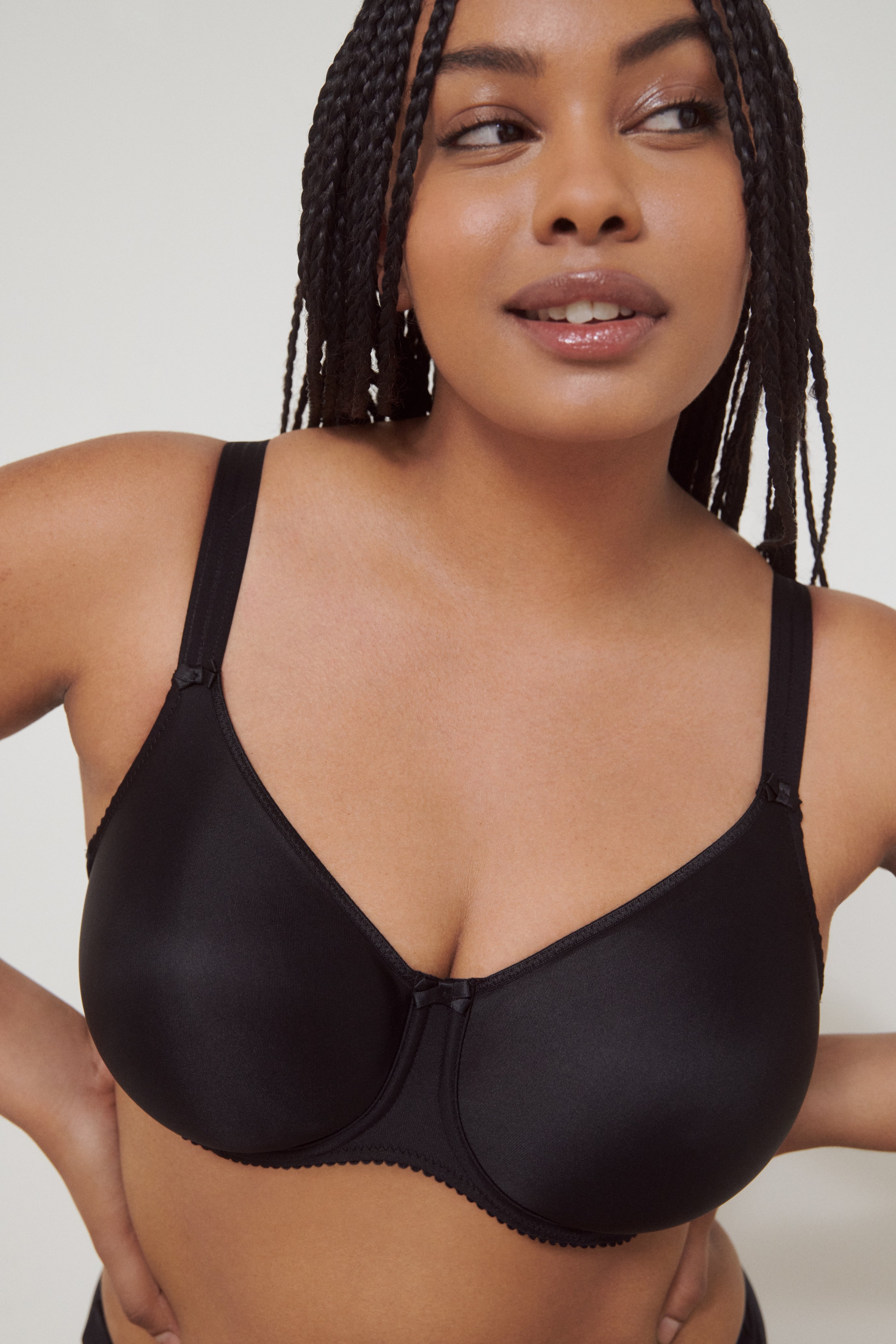 Primadonna Satin Non Padded Full Cup Seamless (0161330) Black