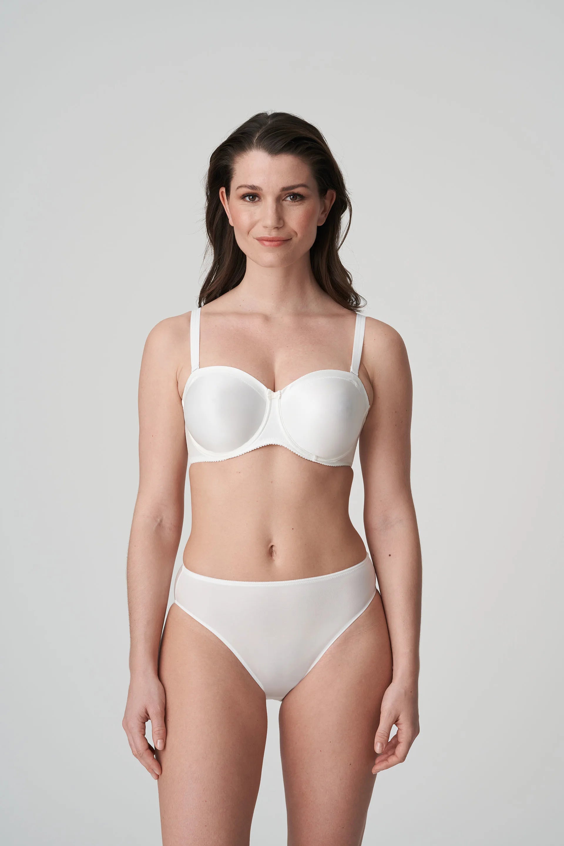 Primadonna Satin Strapless Non Padded (0161331) Natural