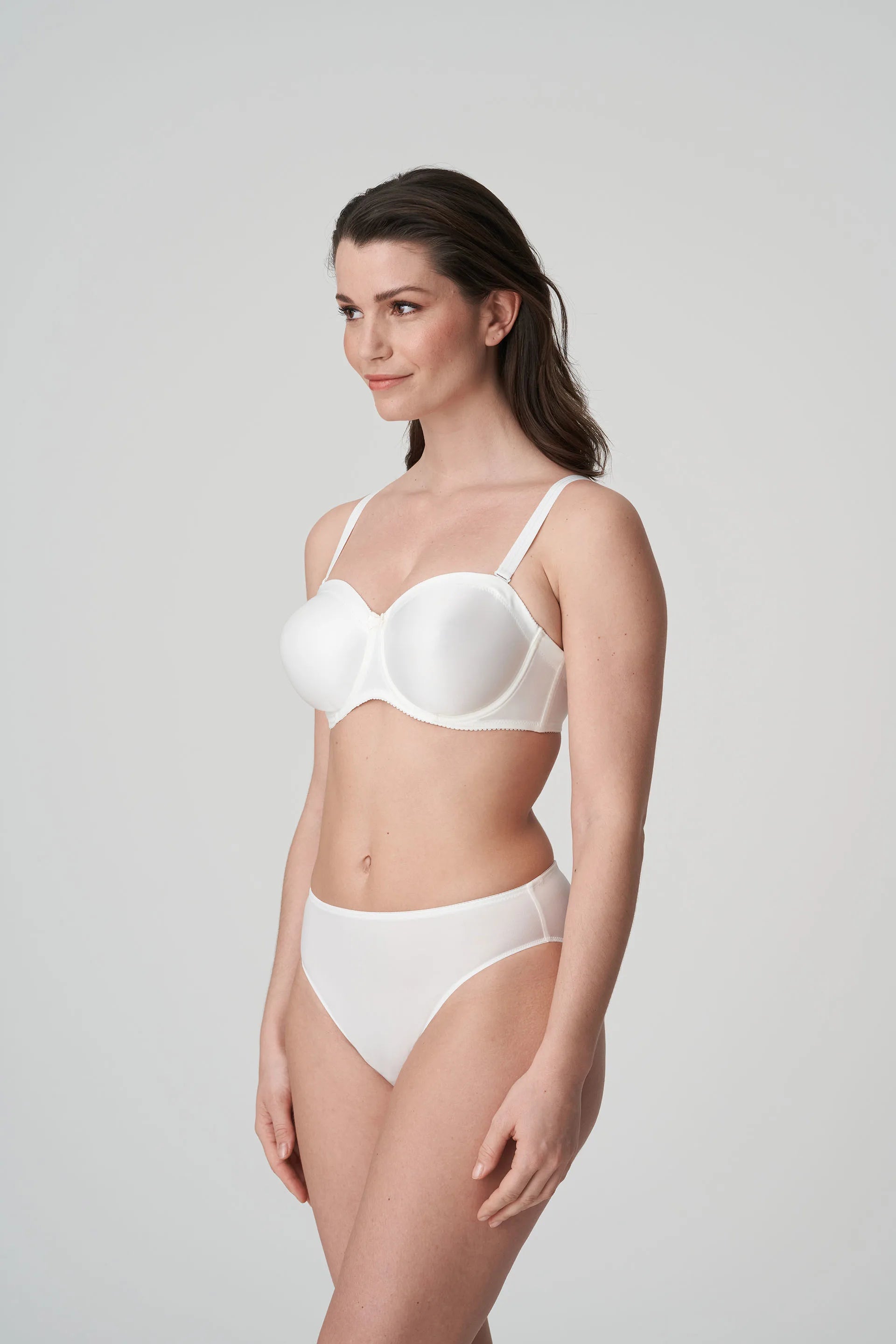 Primadonna Satin Strapless Non Padded (0161331) Natural