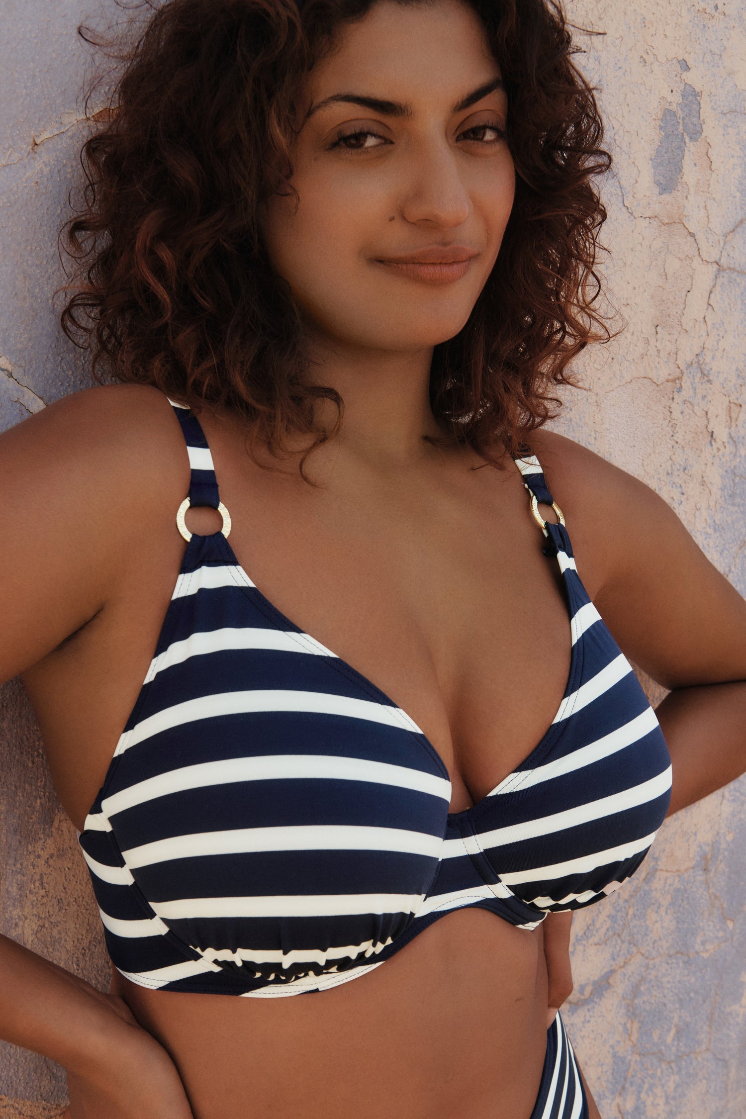 Primadonna Swim Nayarit Половина мягкого бикини с глубоким вырезом (4011519) Синий