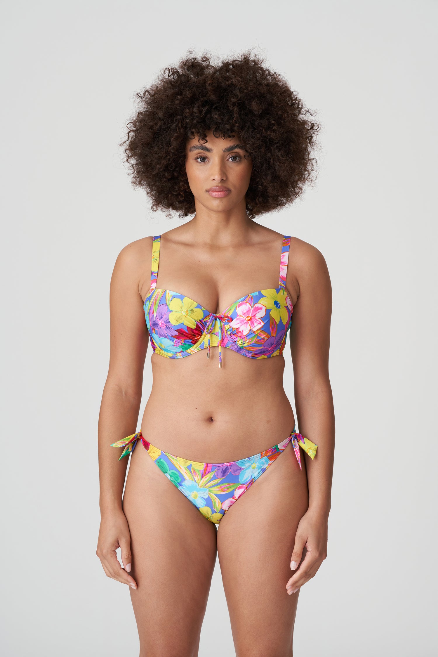 Primadonna Swim Sazan Трусики-бикини с поясом (4010753) Синий Блум