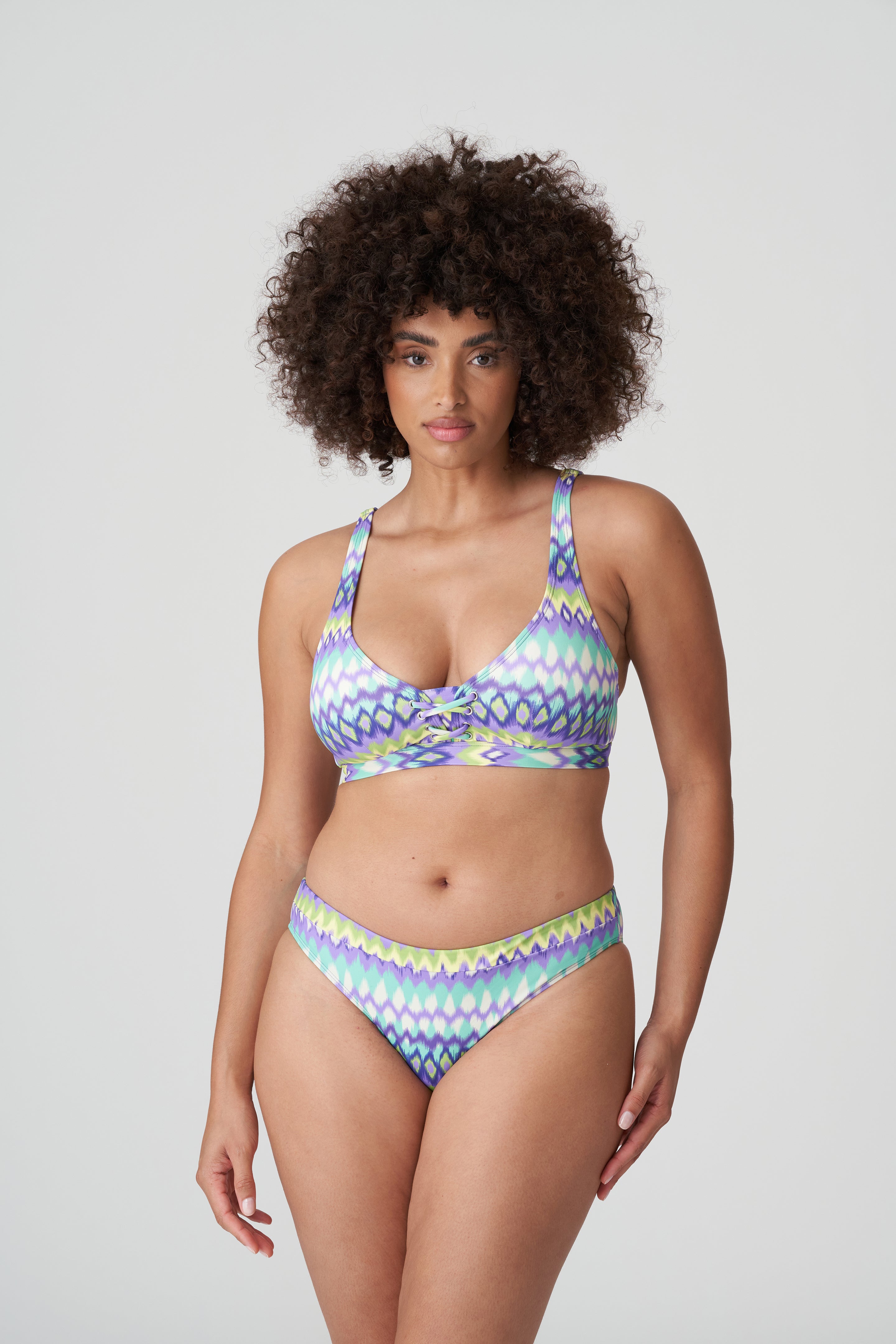 Primadonna Swim Holiday Plunge Bikini Remov. Pads (4007125) Mezcalita Blue