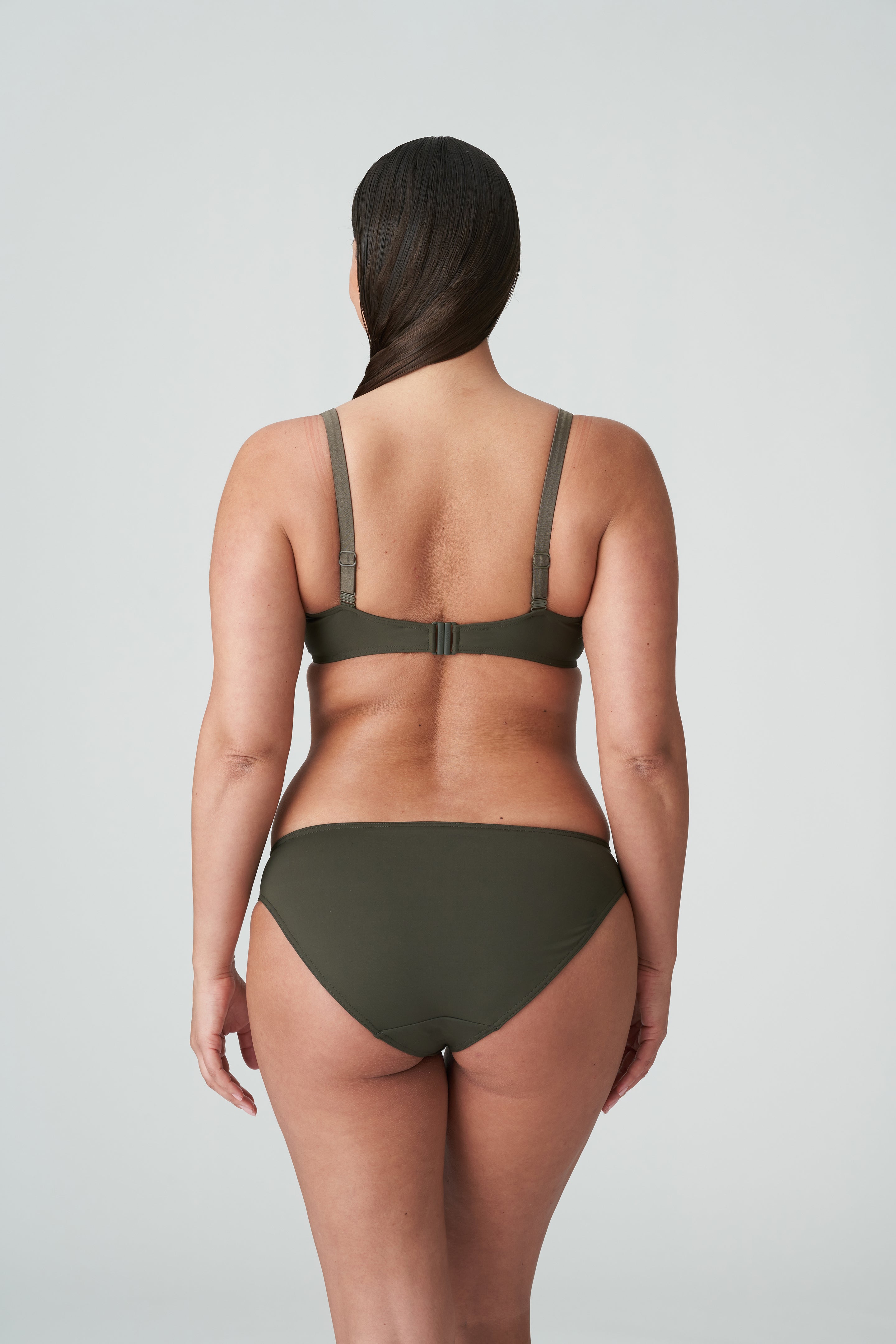 Primadonna Swim Aracruz Padded Balcony Bikini Top (4011816) Kaki