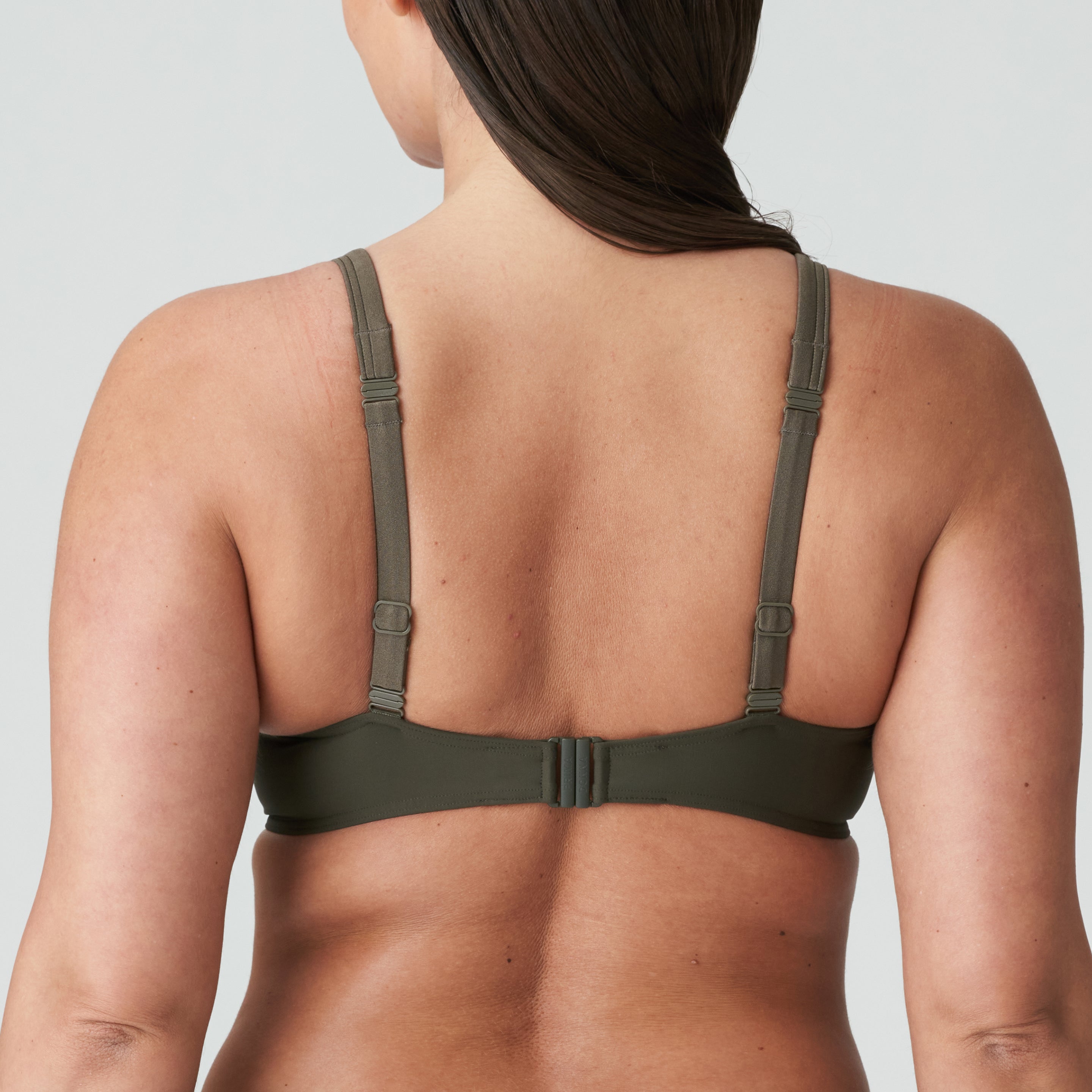 Primadonna Swim Aracruz Half Padded Plunge Bikini Top (4011819) Kaki