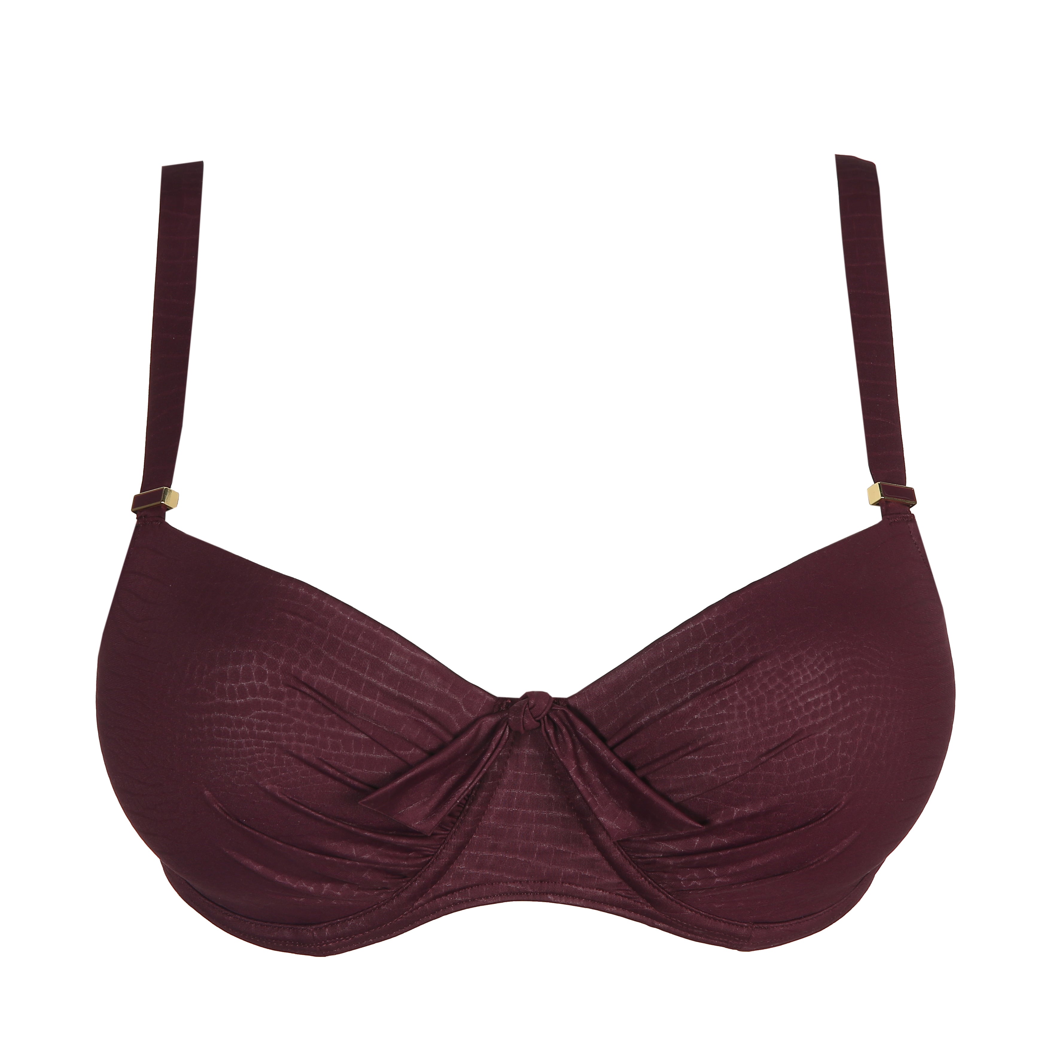 Primadonna Swim Dalyan Padded Balcony Bikini Top (4009816) Wine