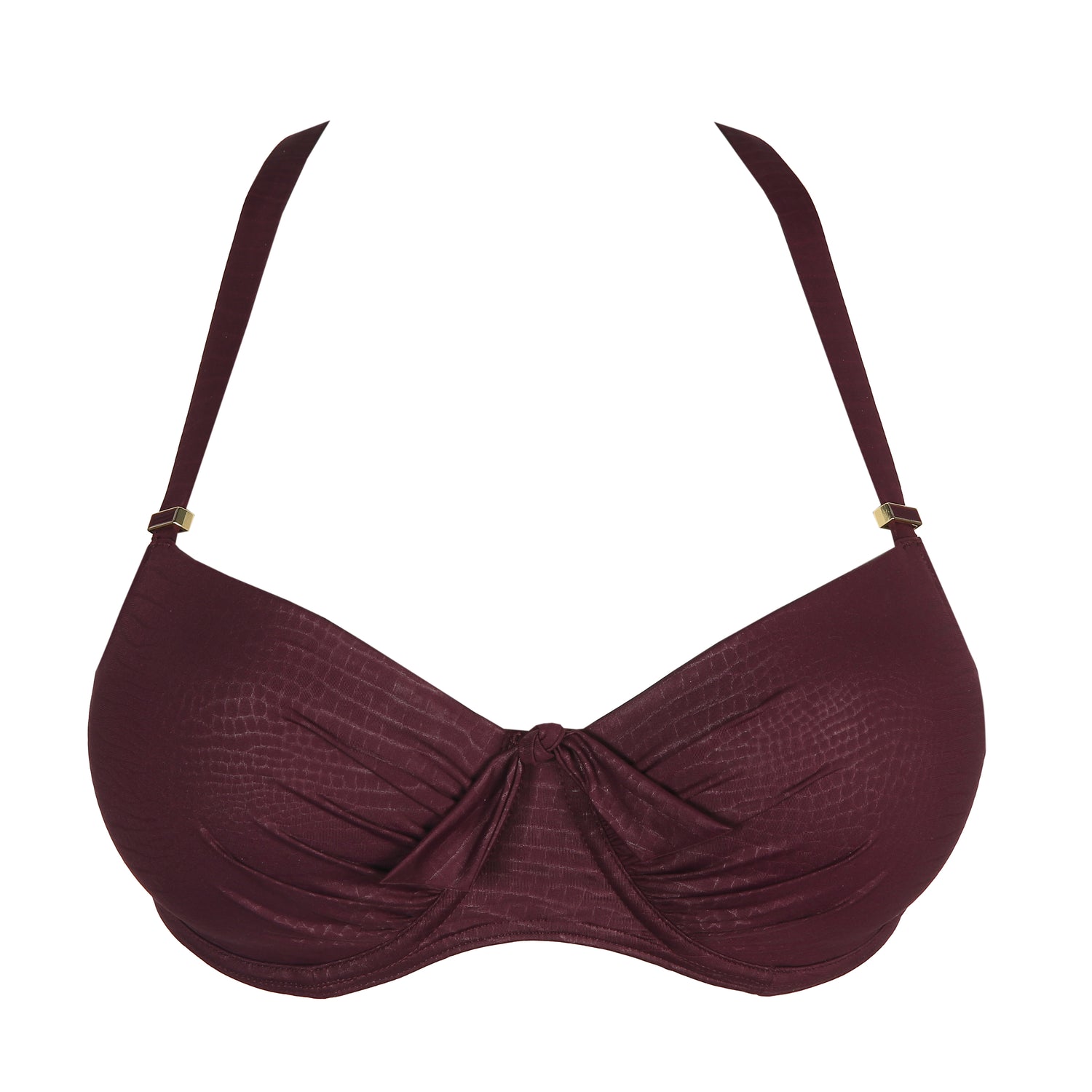 Primadonna Swim Dalyan Padded Balcony Bikini Top (4009816) Wine
