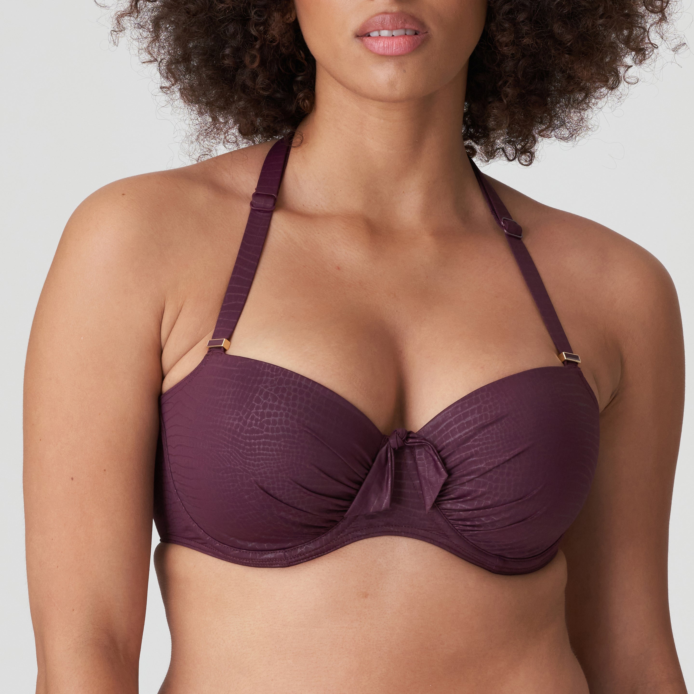 Primadonna Swim Dalyan Padded Balcony Bikini Top (4009816) Wine