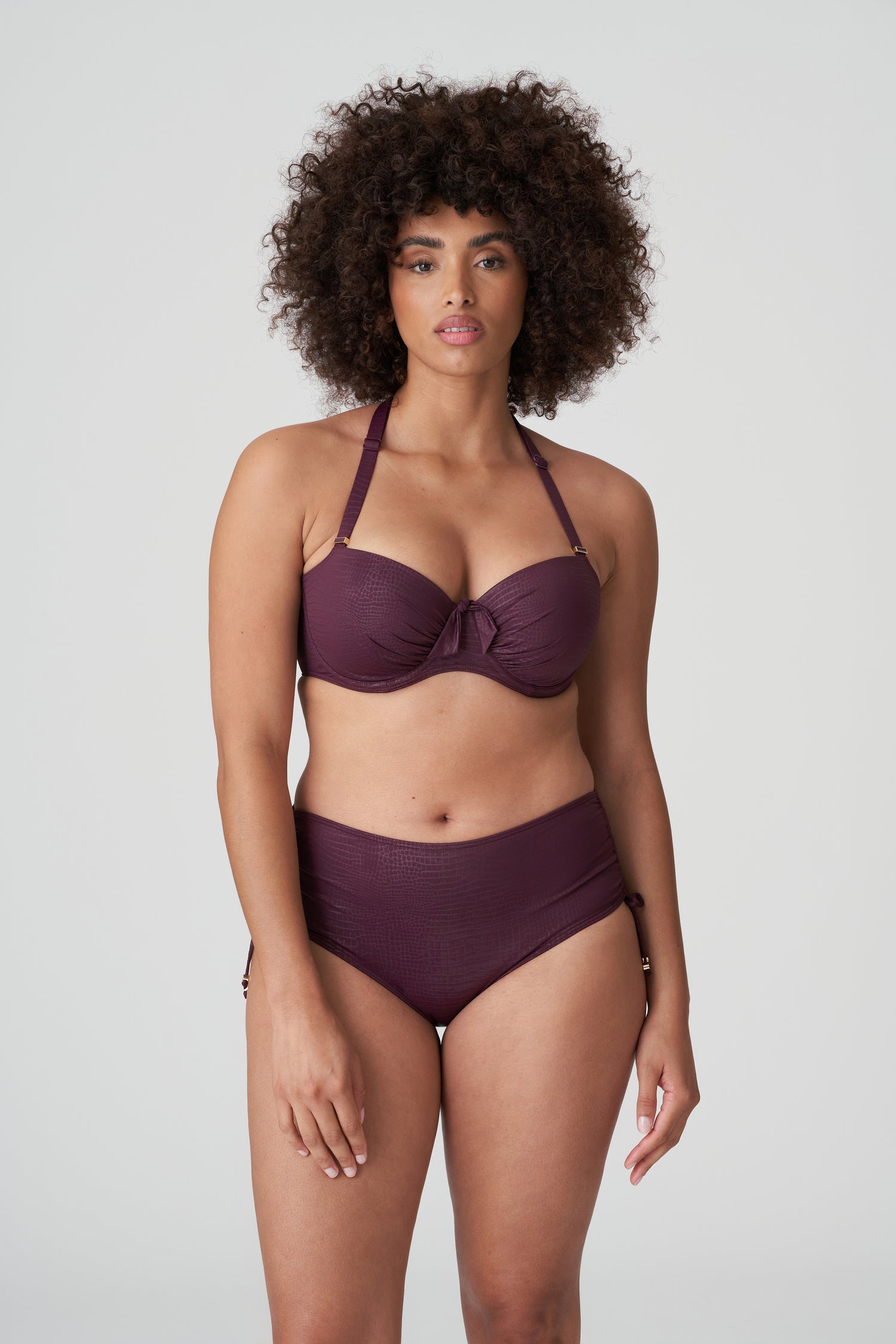 Primadonna Swim Dalyan Padded Balcony Bikini Top (4009816) Wine
