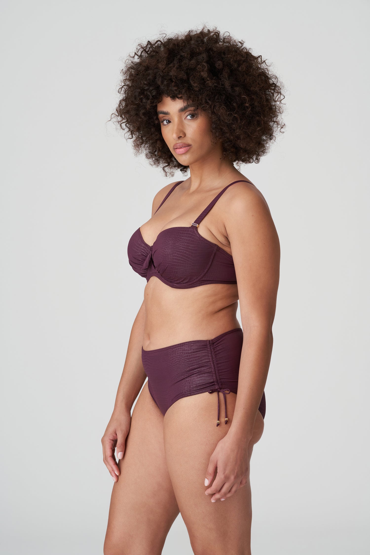 Primadonna Swim Dalyan Padded Balcony Bikini Top (4009816) Wine