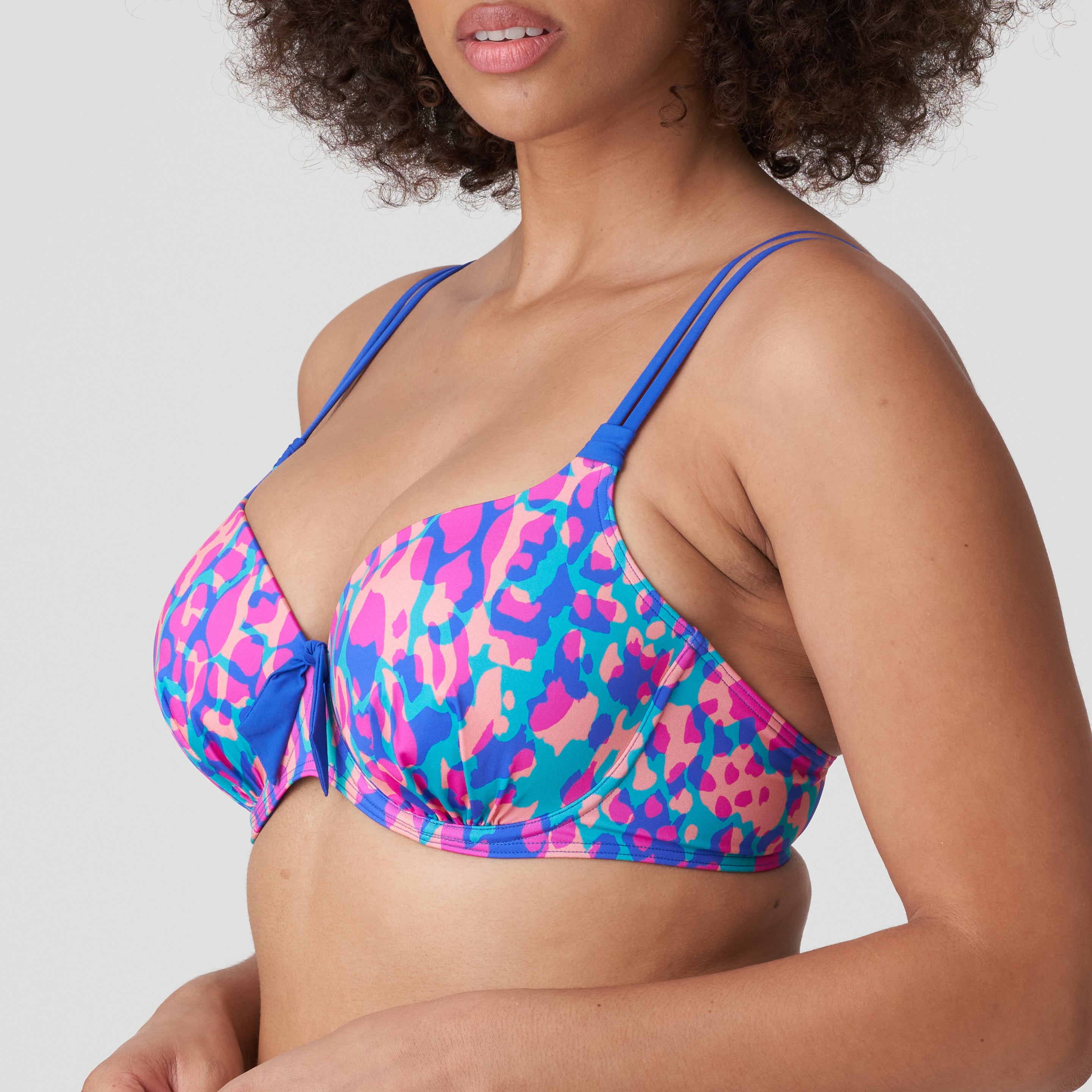 Primadonna Swim Karpen Padded Heartshape Bikini Top (4010614) Electric Blue