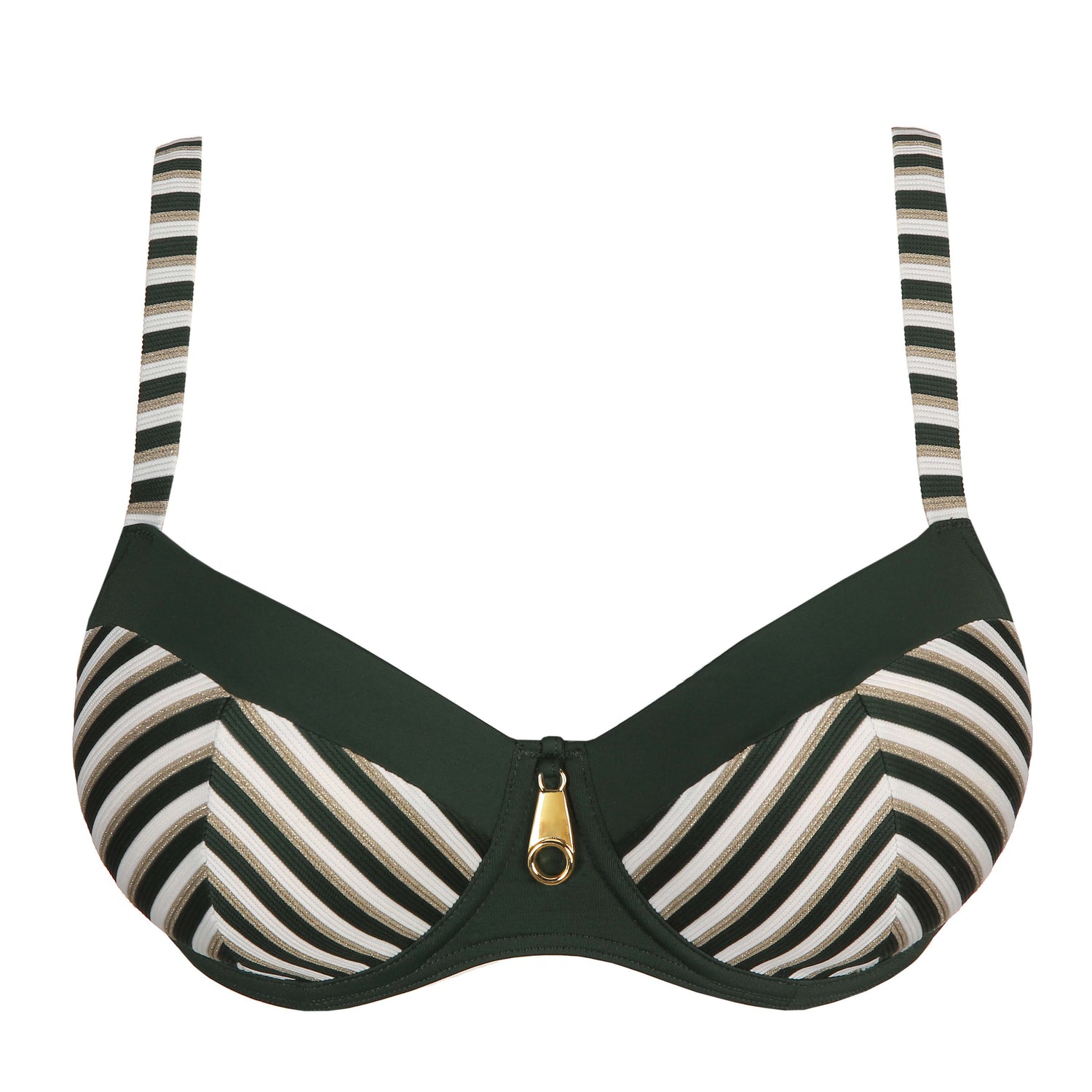 Primadonna Swim La Concha Padded Balcony Bikini Top (4009616) Malachite