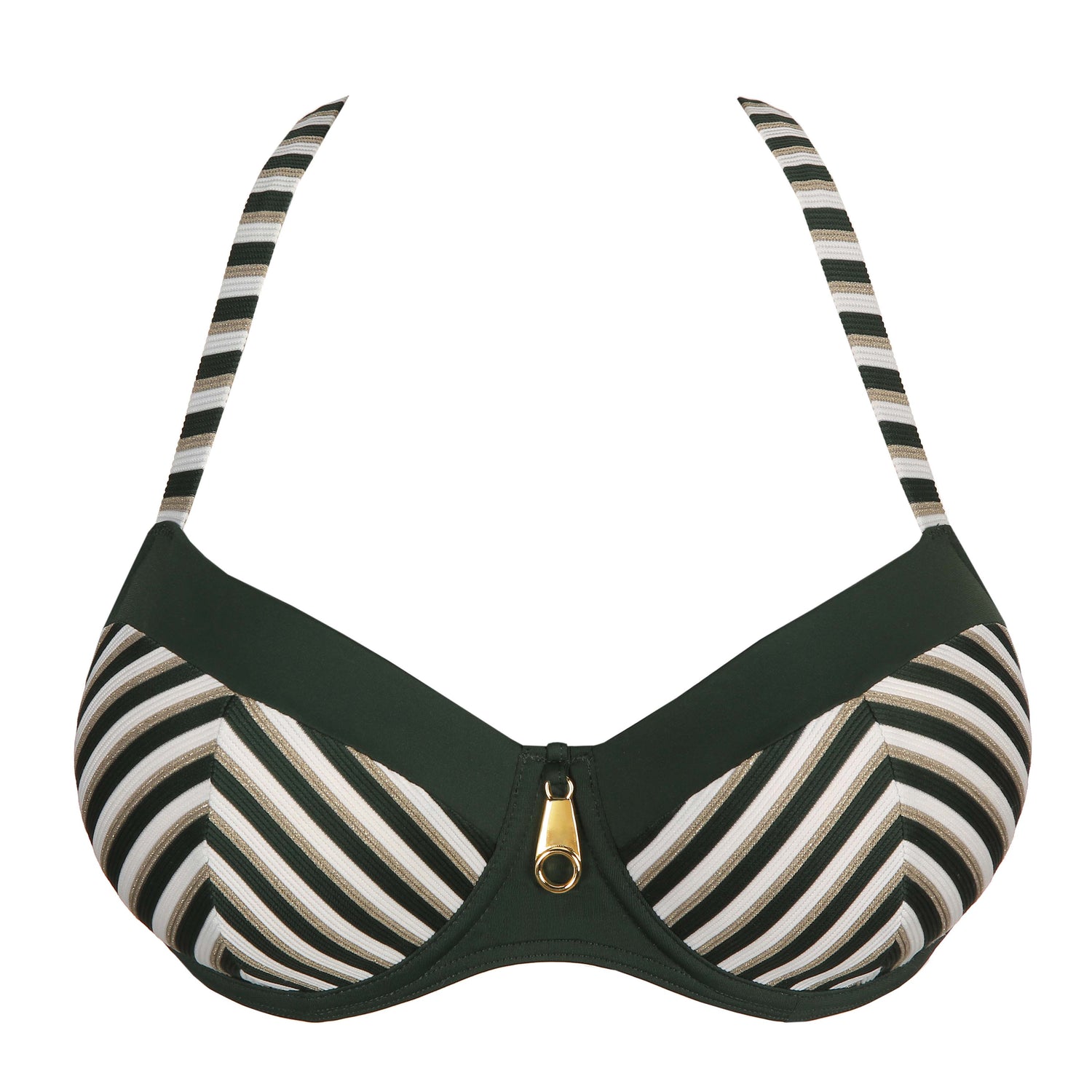 Primadonna Swim La Concha Padded Balcony Bikini Top (4009616) Malachite