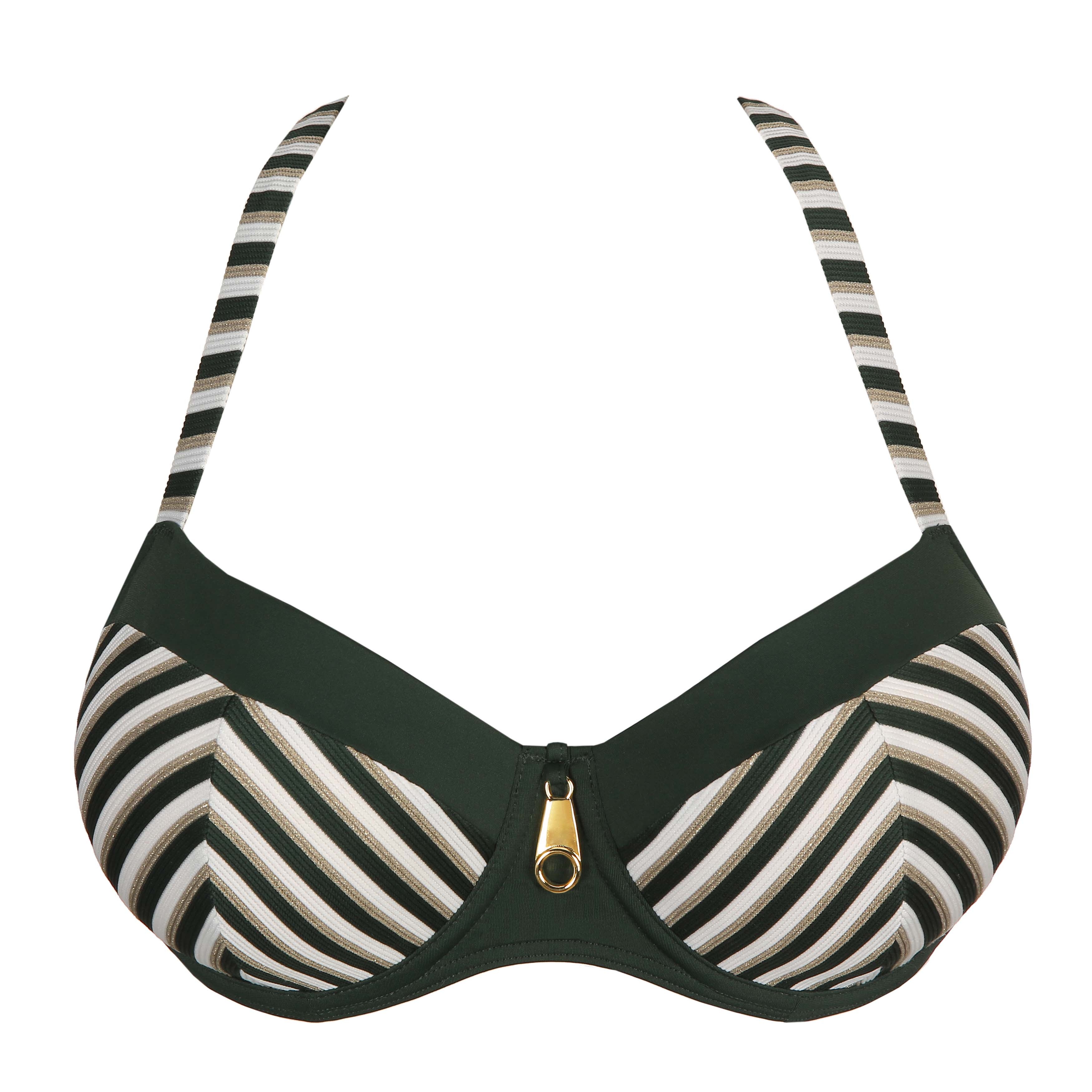 Primadonna Swim La Concha Padded Balcony Bikini Top (4009616) Malachite
