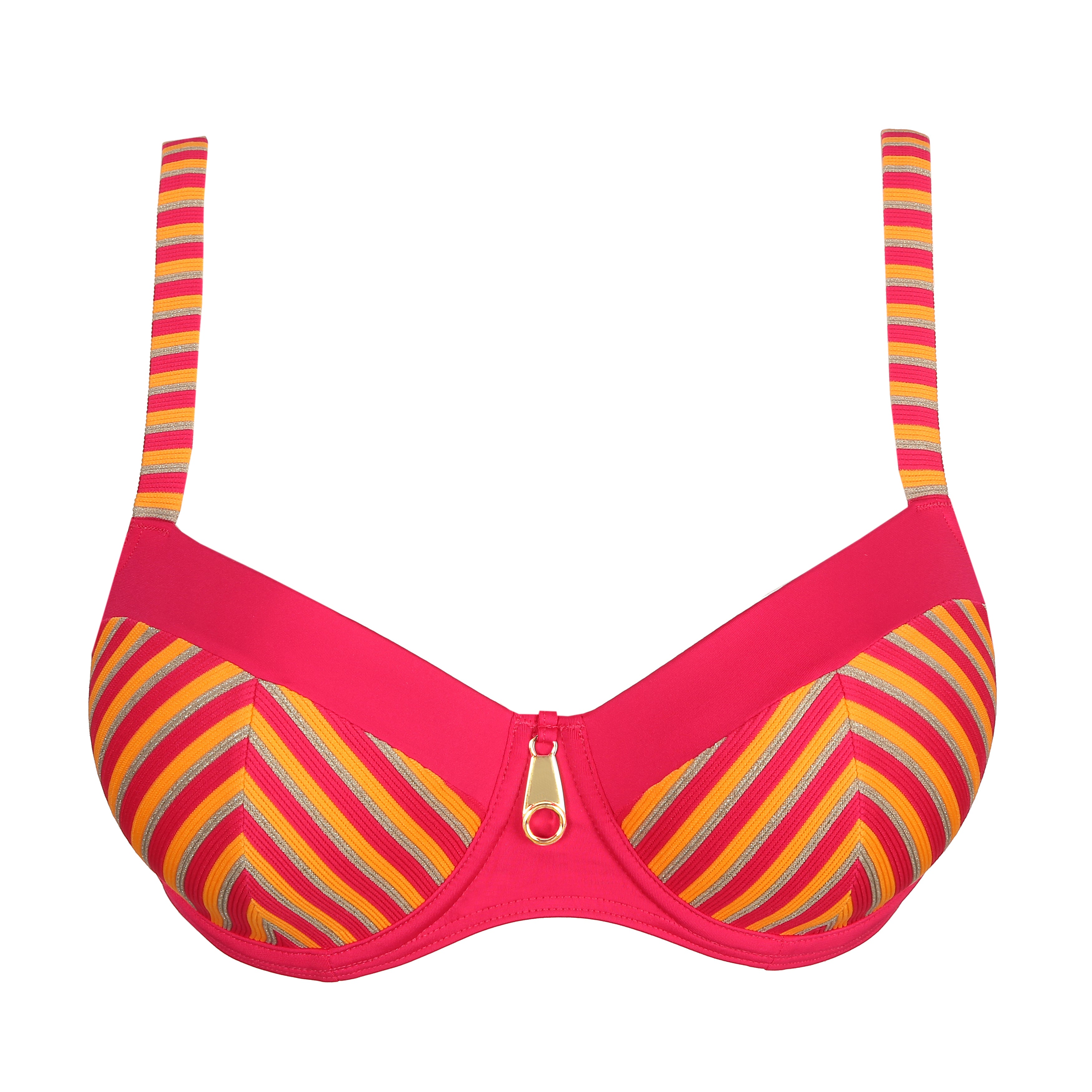 Primadonna Swim La Concha Padded Balcony Bikini Top (4009616) Mai Tai
