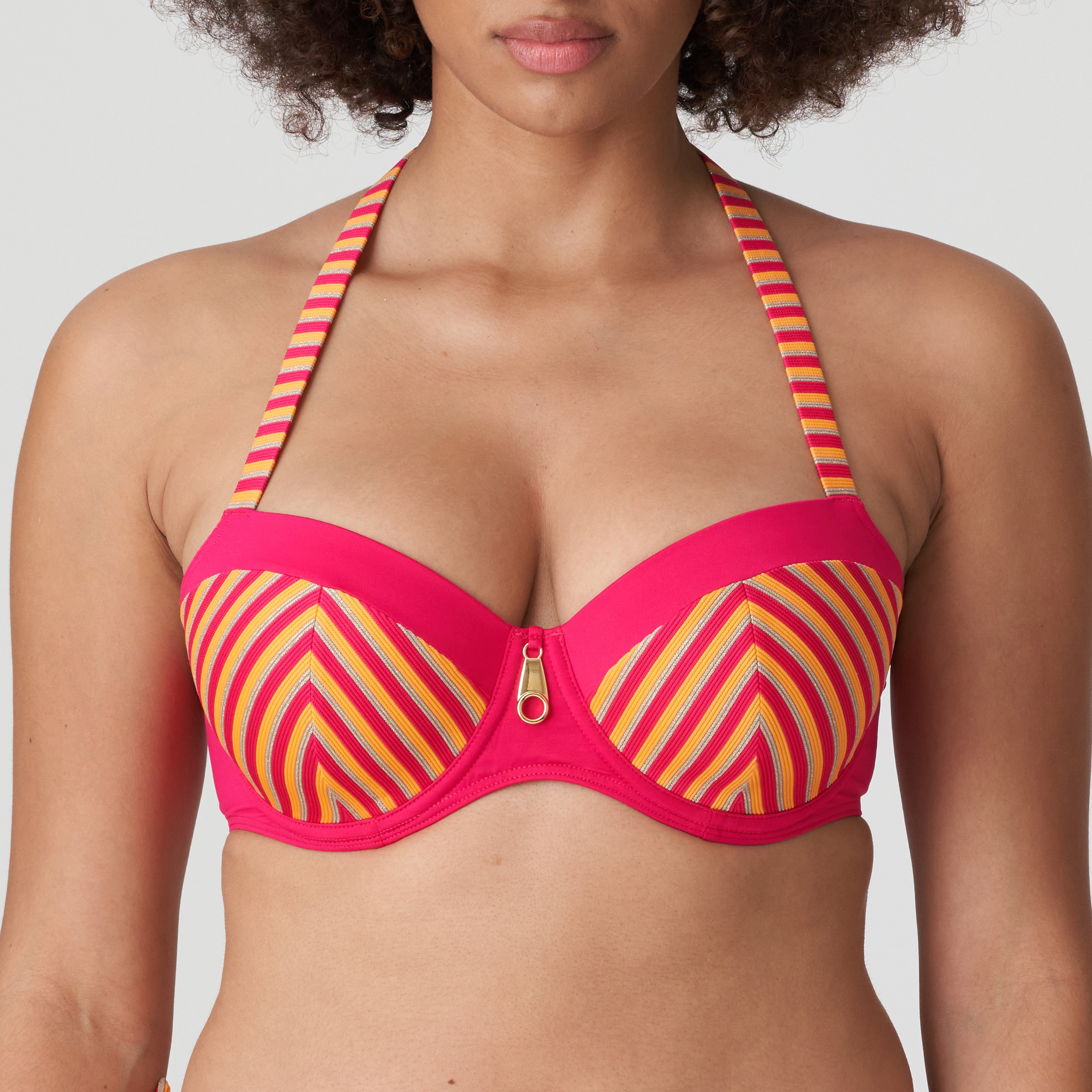 Primadonna Swim La Concha Padded Balcony Bikini Top (4009616) Mai Tai