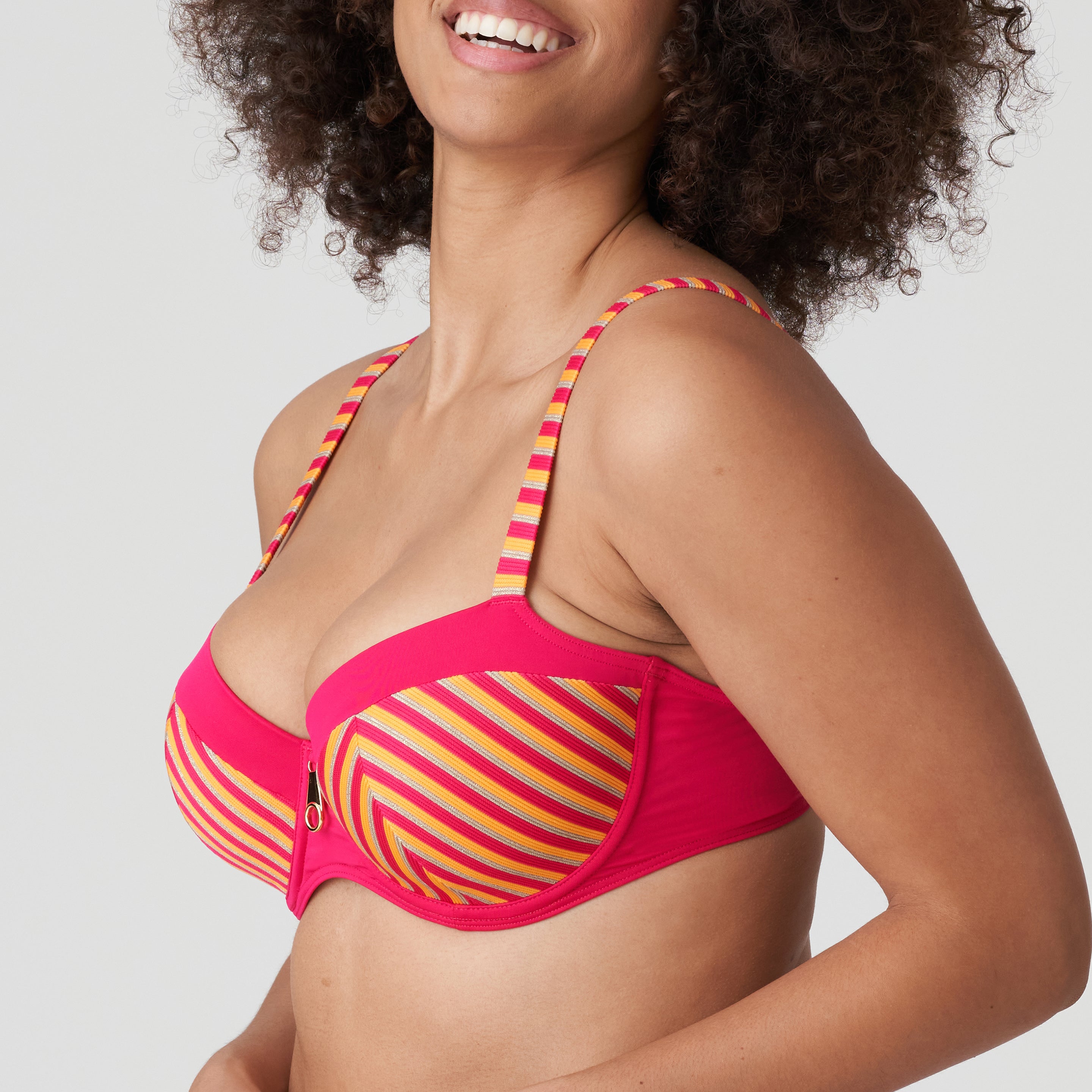 Primadonna Swim La Concha Padded Balcony Bikini Top (4009616) Mai Tai