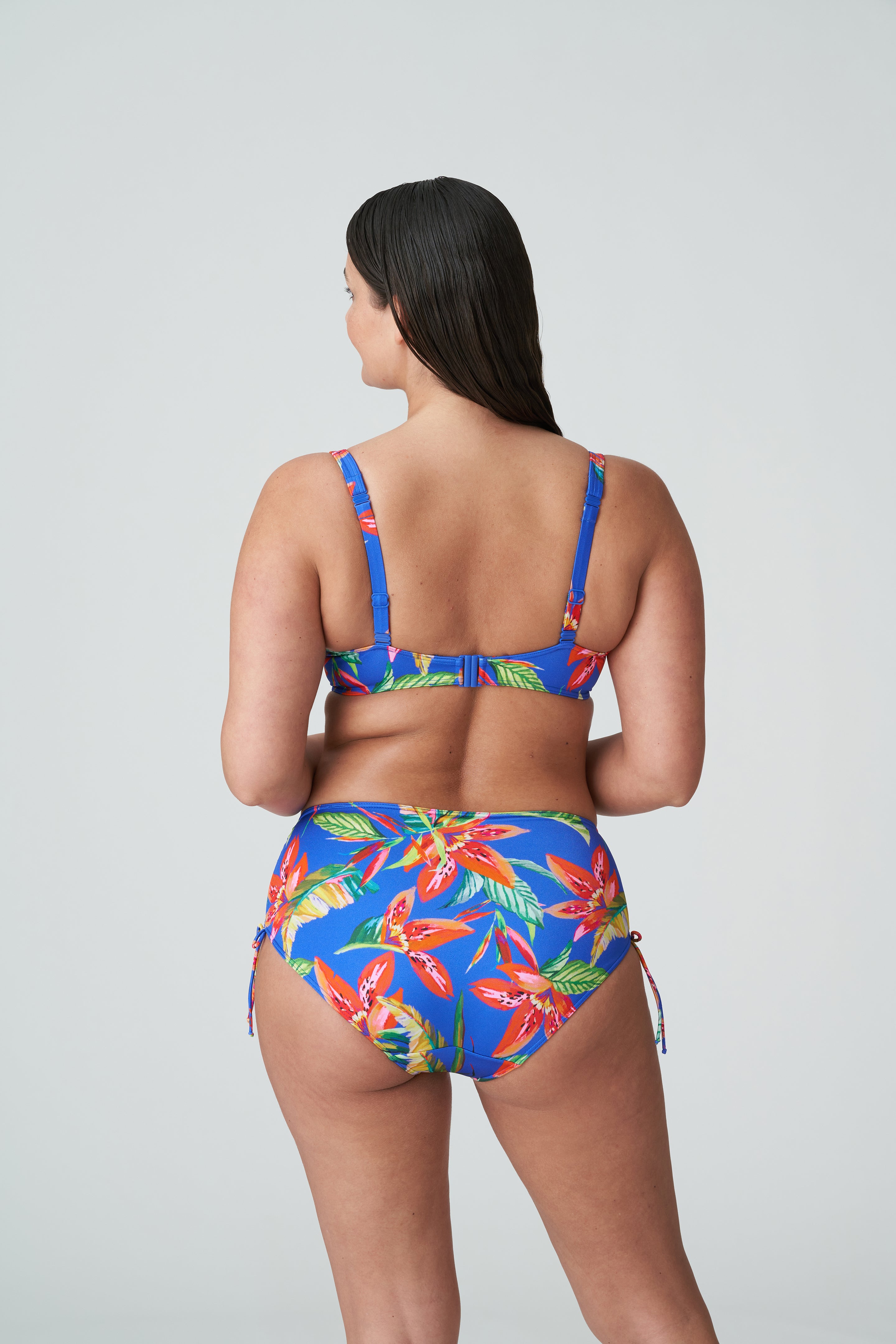 Primadonna Swim Latakia Половинчатый бикини-топ с глубоким вырезом (4011119) Тропический лес