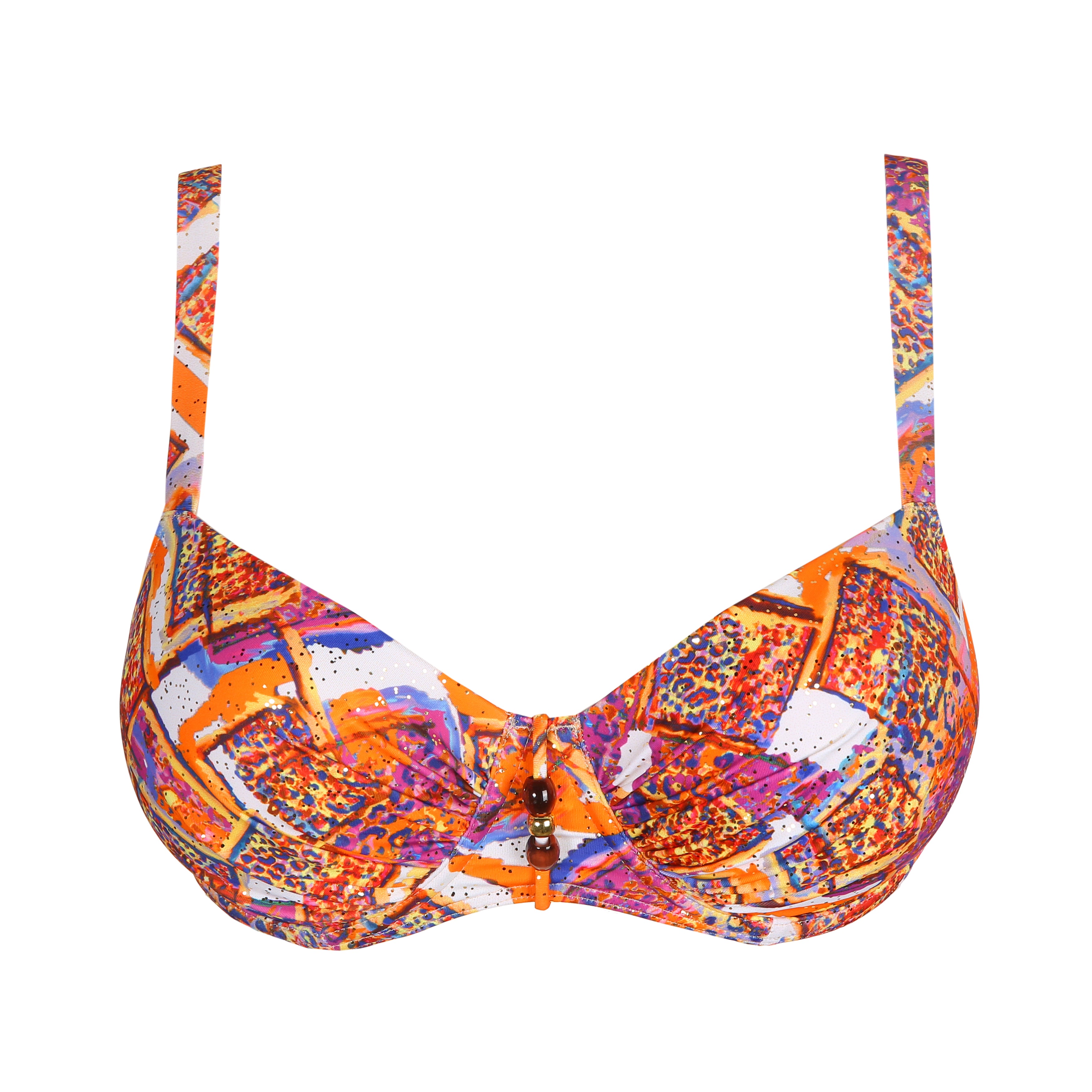 Primadonna Swim Navalato Padded Balcony Bikini Top (4011316) Summer Sunset