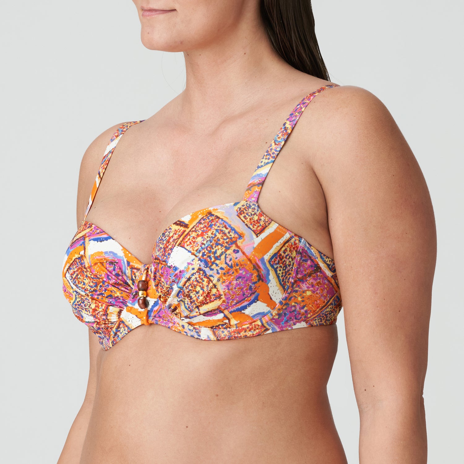 Primadonna Swim Navalato Padded Balcony Bikini Top (4011316) Summer Sunset